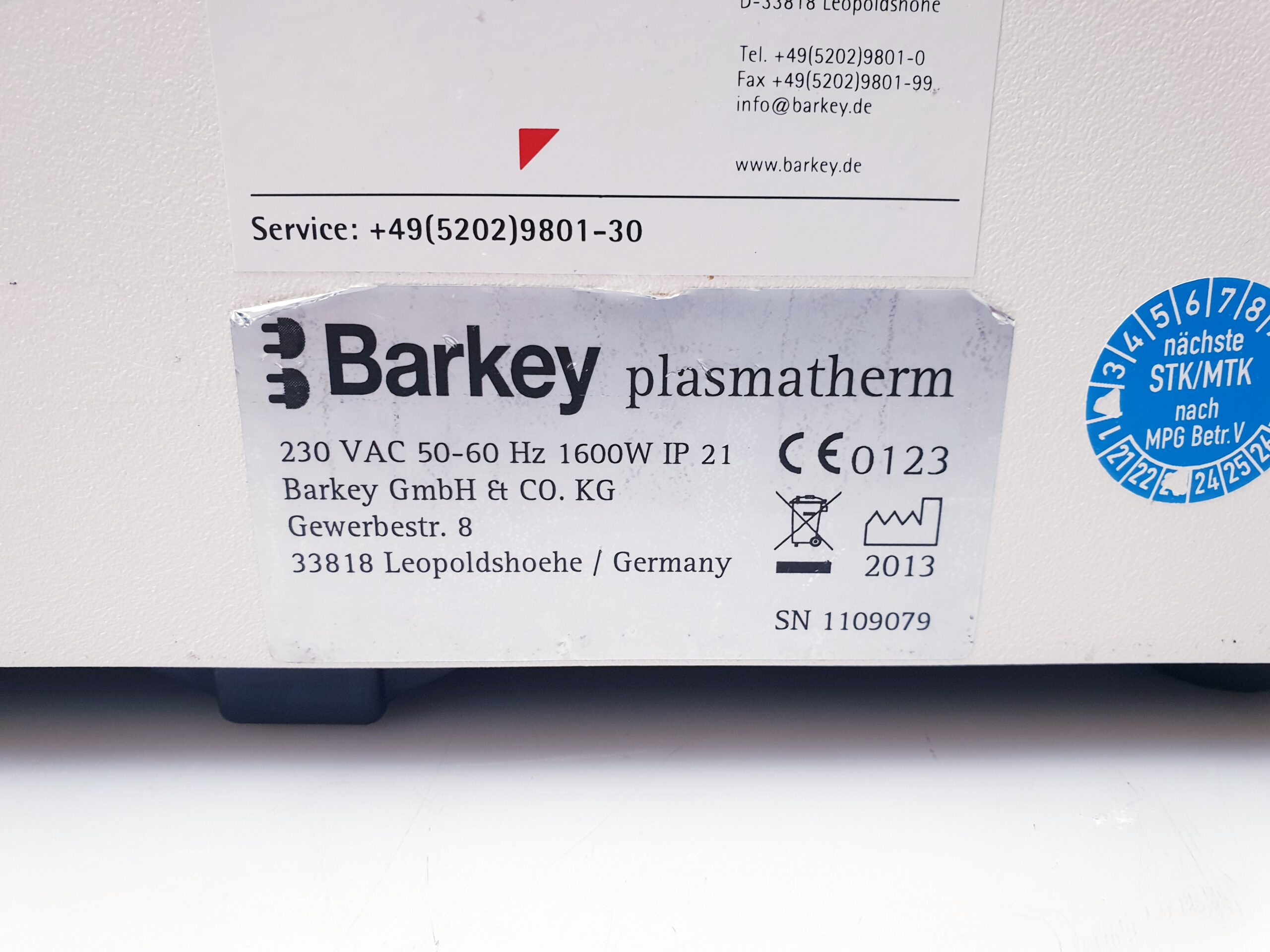 Barkey plasmatherm Wärmegerät Plasma Blut Auftaugerät Temperiergerät thumbnail 24