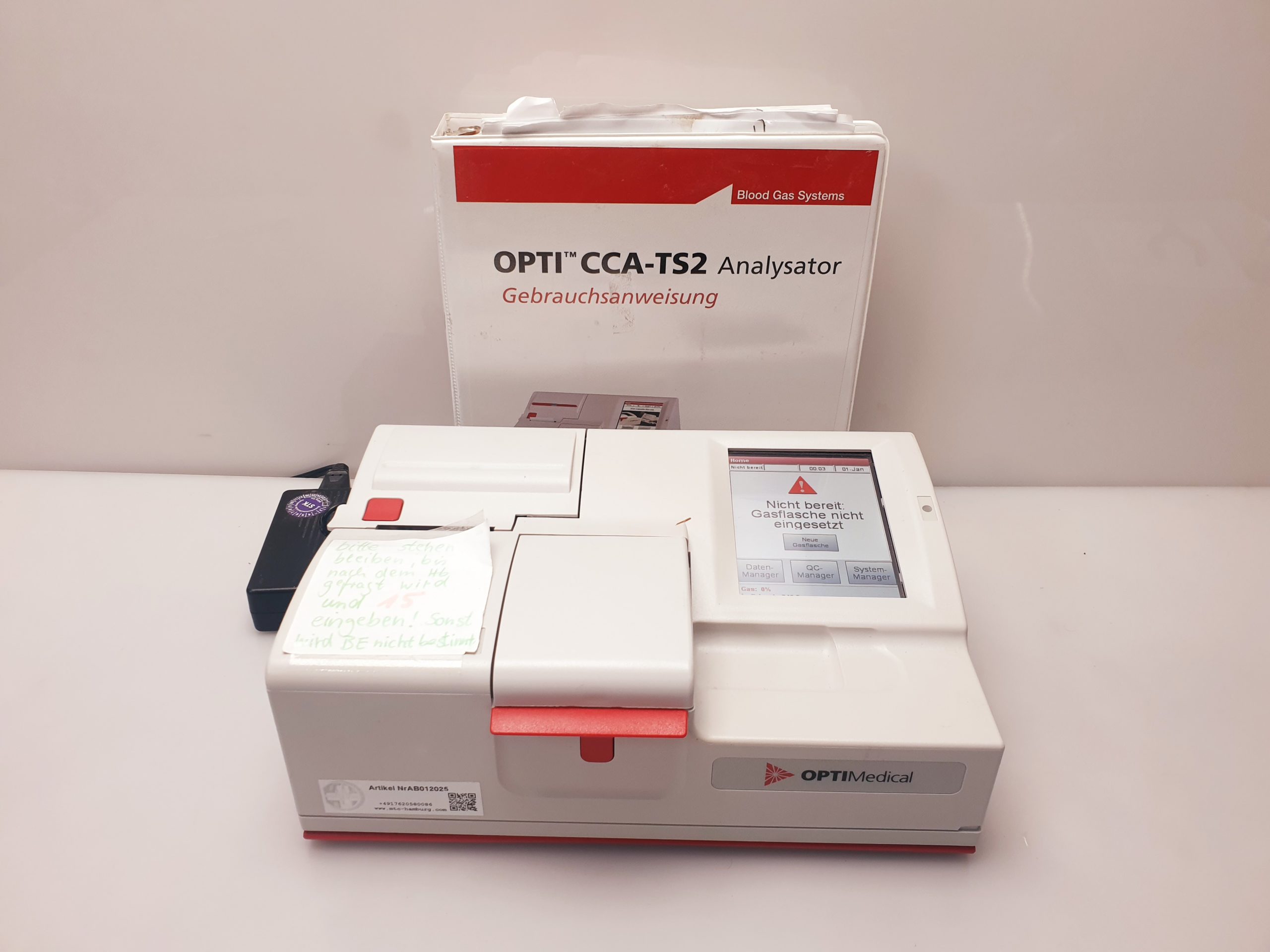 OPTI CCA-TS2 CCA TS2 Analysator Blood Gas and Electrolyte Analyzer — image 1 of 16
