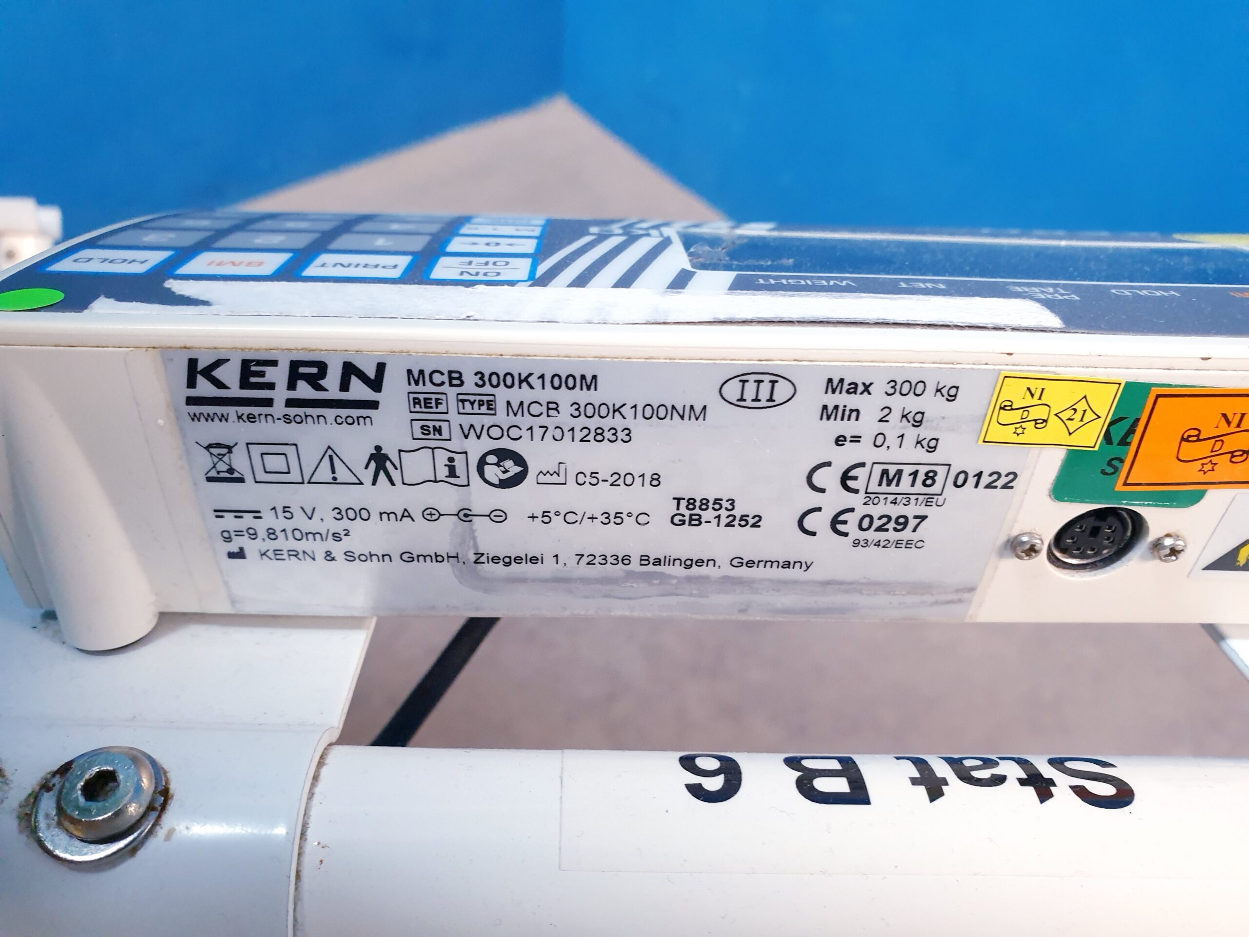 Kern MCB 300K100M Stuhlwaage – Eichfähig Kern MCB 300K100M Stuhlwaage – Eichfähig thumbnail 9