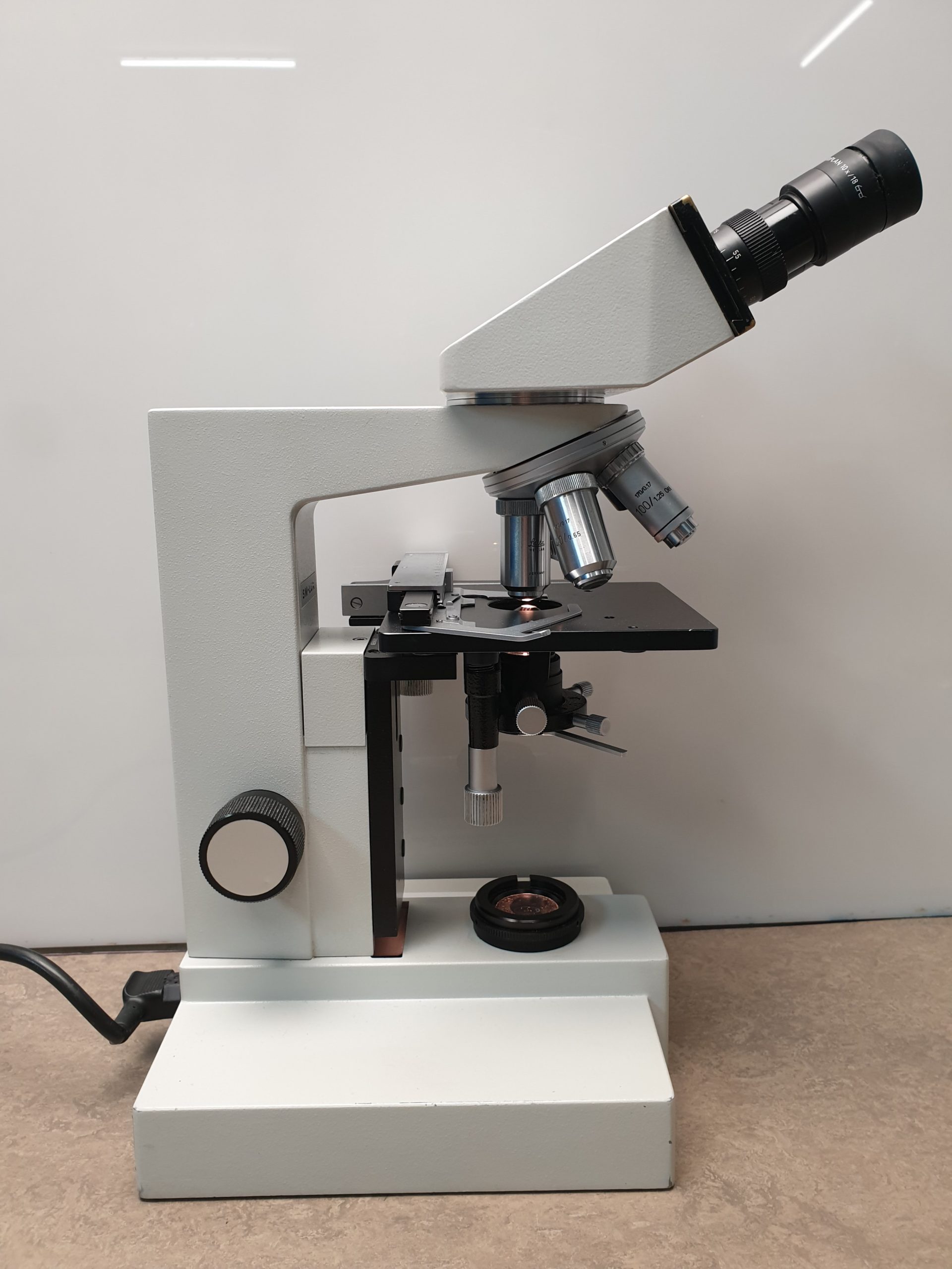 Ernst Leitz Wetzlar 020 446 023 SM-LUX Mikroskop thumbnail 6