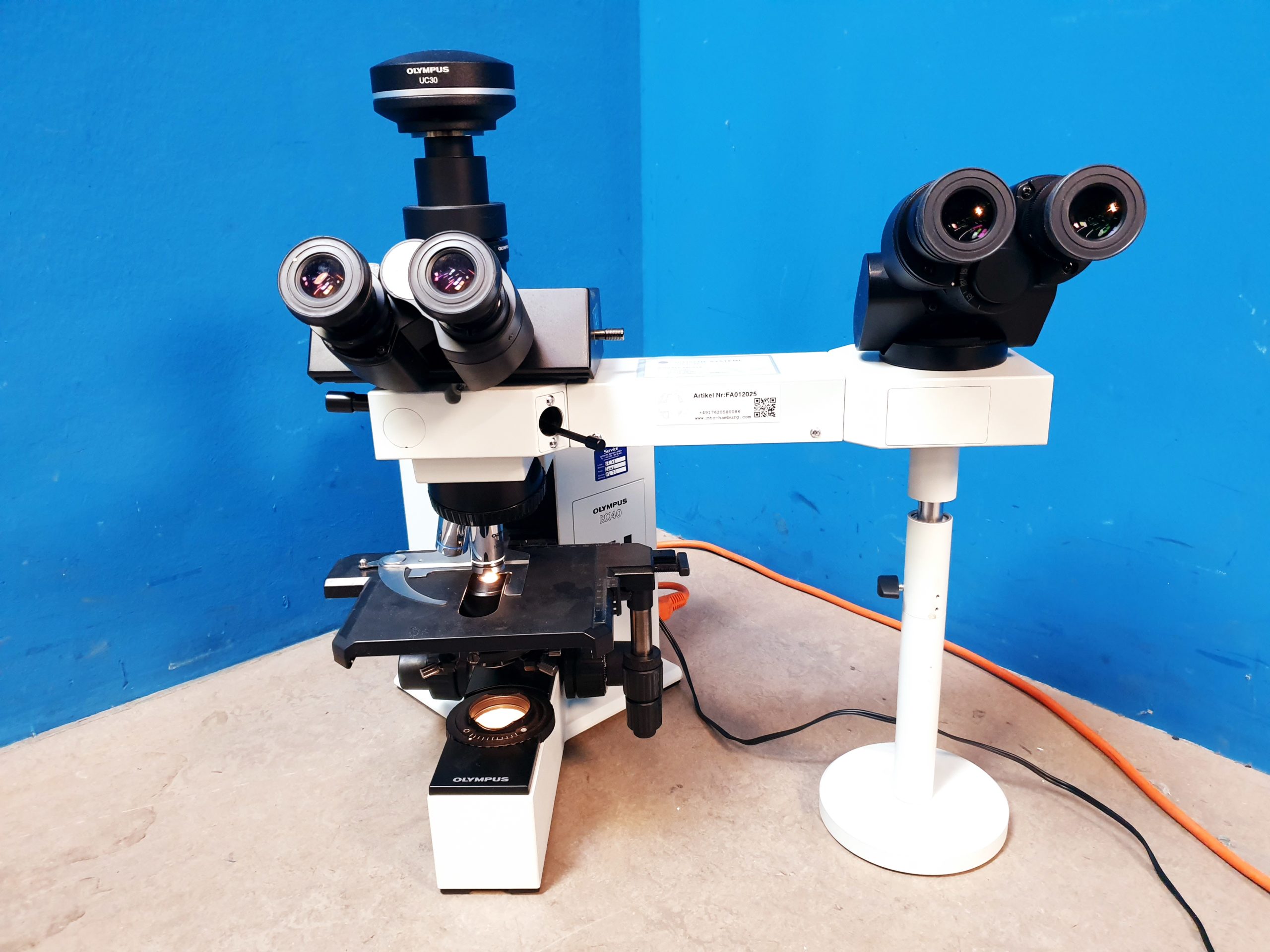 Olympus BX40 Mikroskop Dual, Mikroskop — image 1 of 21