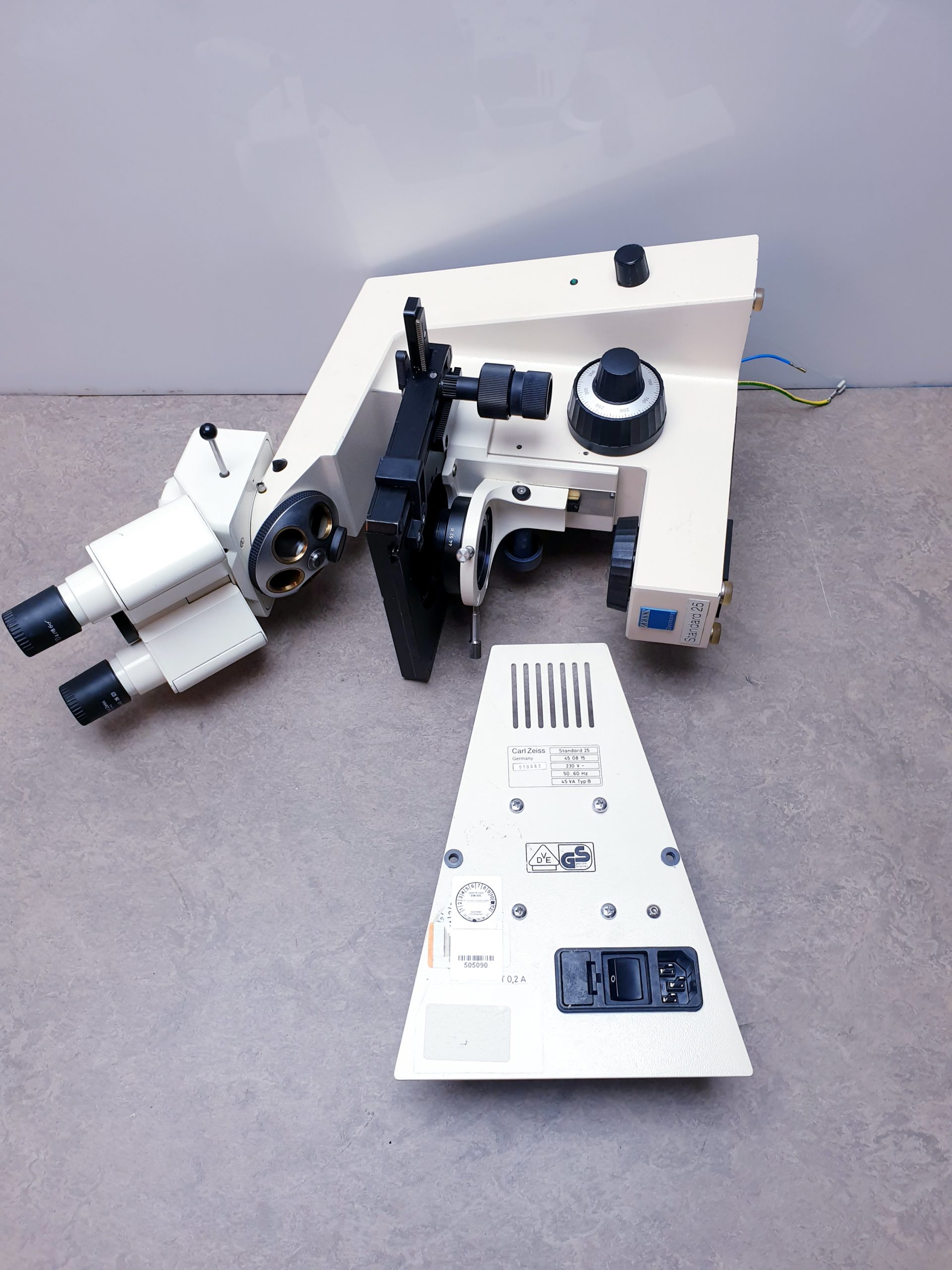 Carl Zeiss Standard 25 Mikroskop Defekt – Ersatzteilträger thumbnail 13