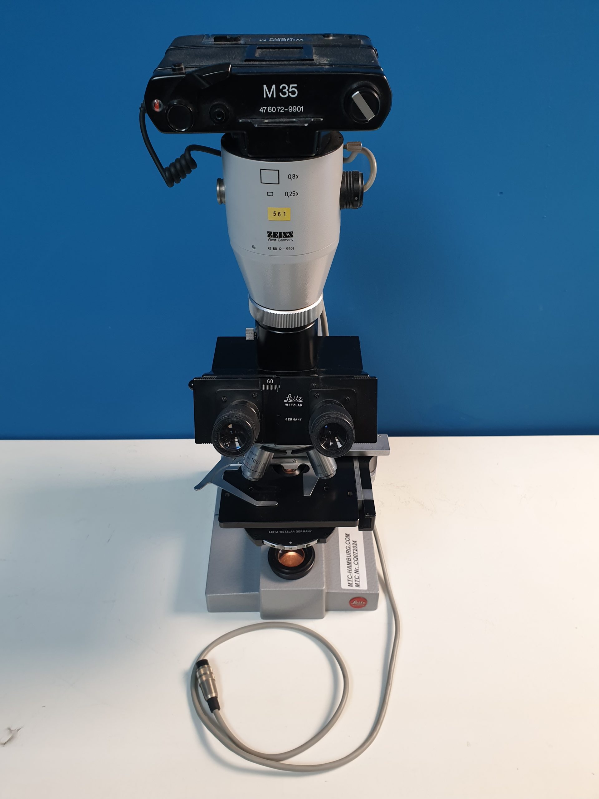 Leitz Wetzlar Sm-Lux Mikroskop 020-441.010 — image 1 of 2