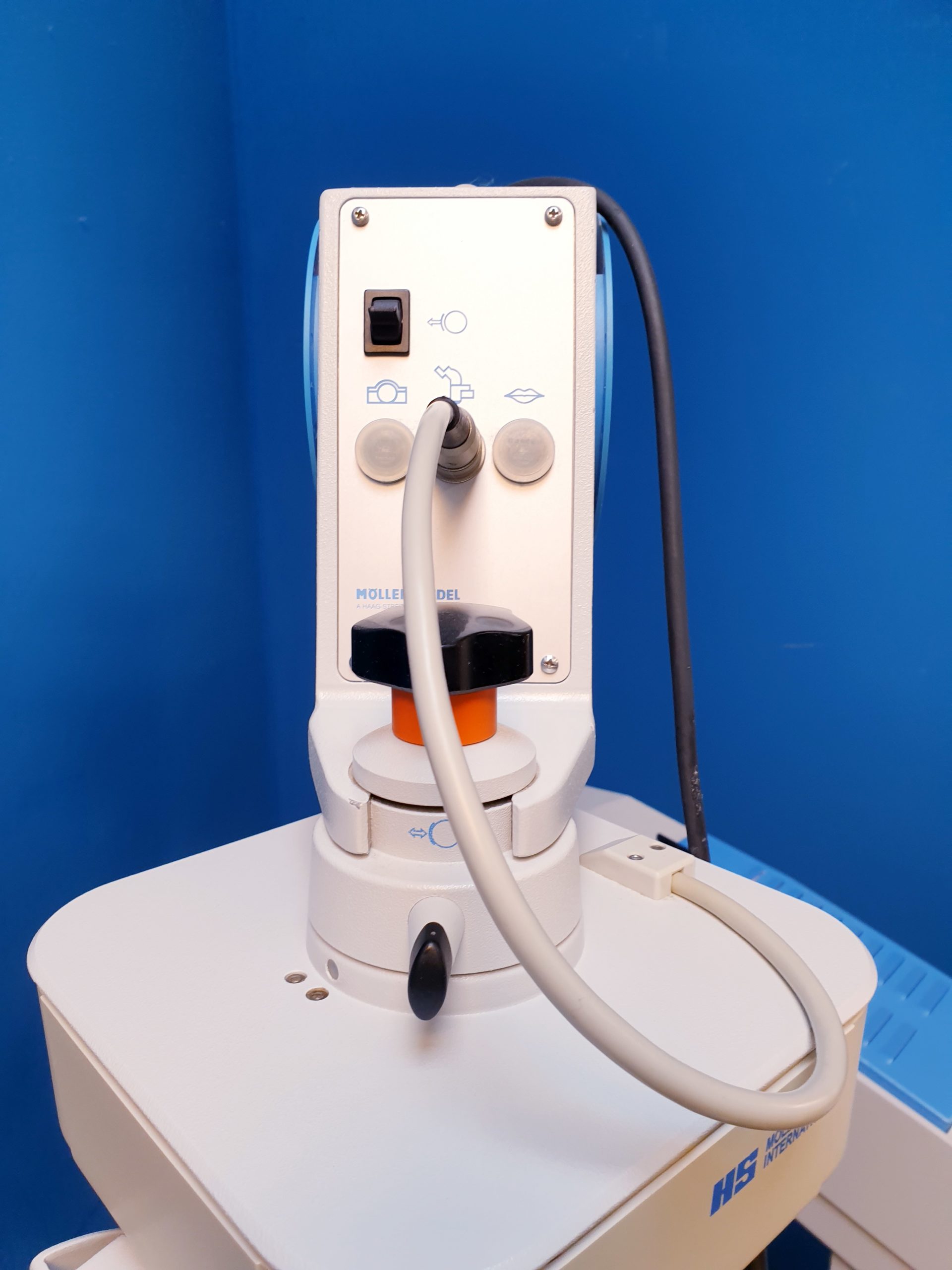 Möller Wedel HI-R900 auf FS3-21 Fuss – Opphtalmoplogisches Mikropskop thumbnail 24