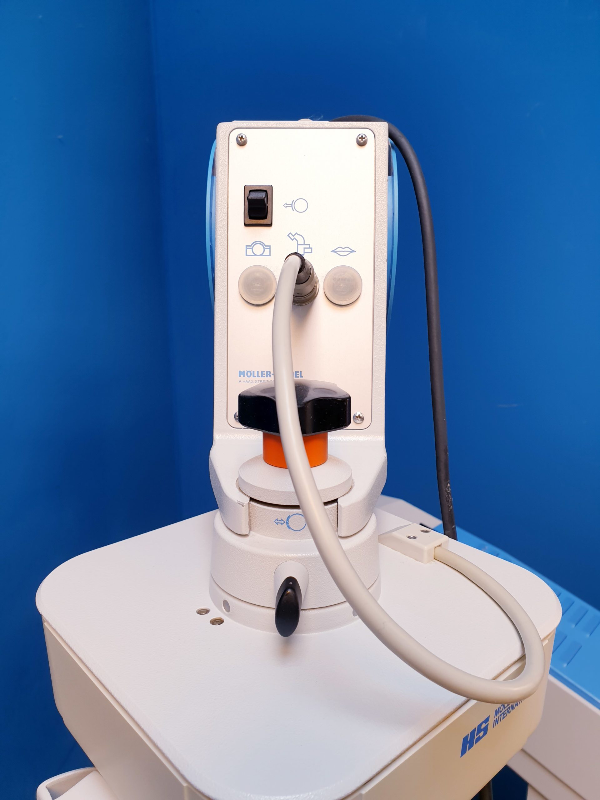 Möller Wedel HI-R900 auf FS3-21 Fuss – Opphtalmoplogisches Mikropskop thumbnail 25