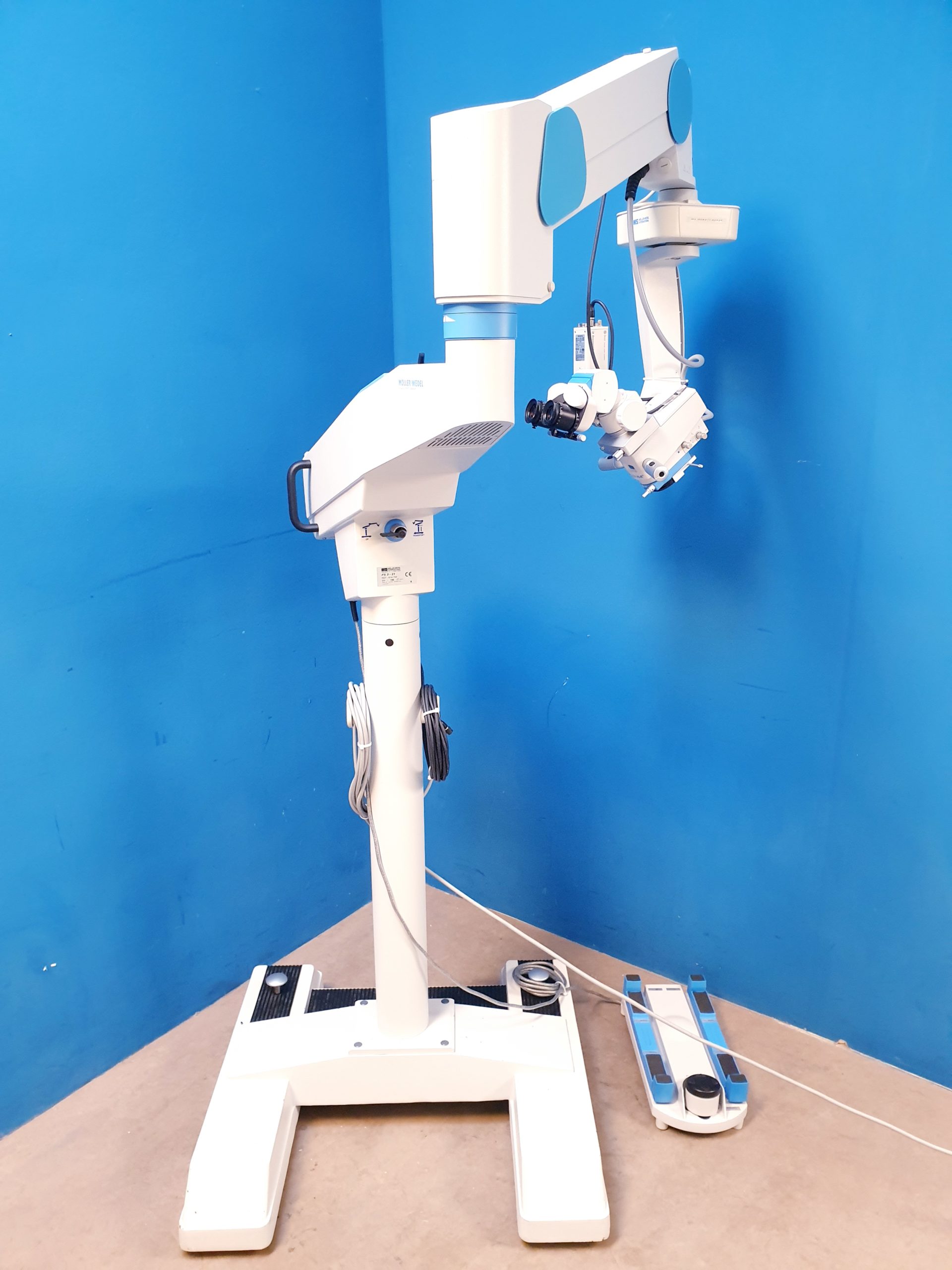 Möller Wedel HI-R900 auf FS3-21 Fuss – Opphtalmoplogisches Mikropskop thumbnail 34