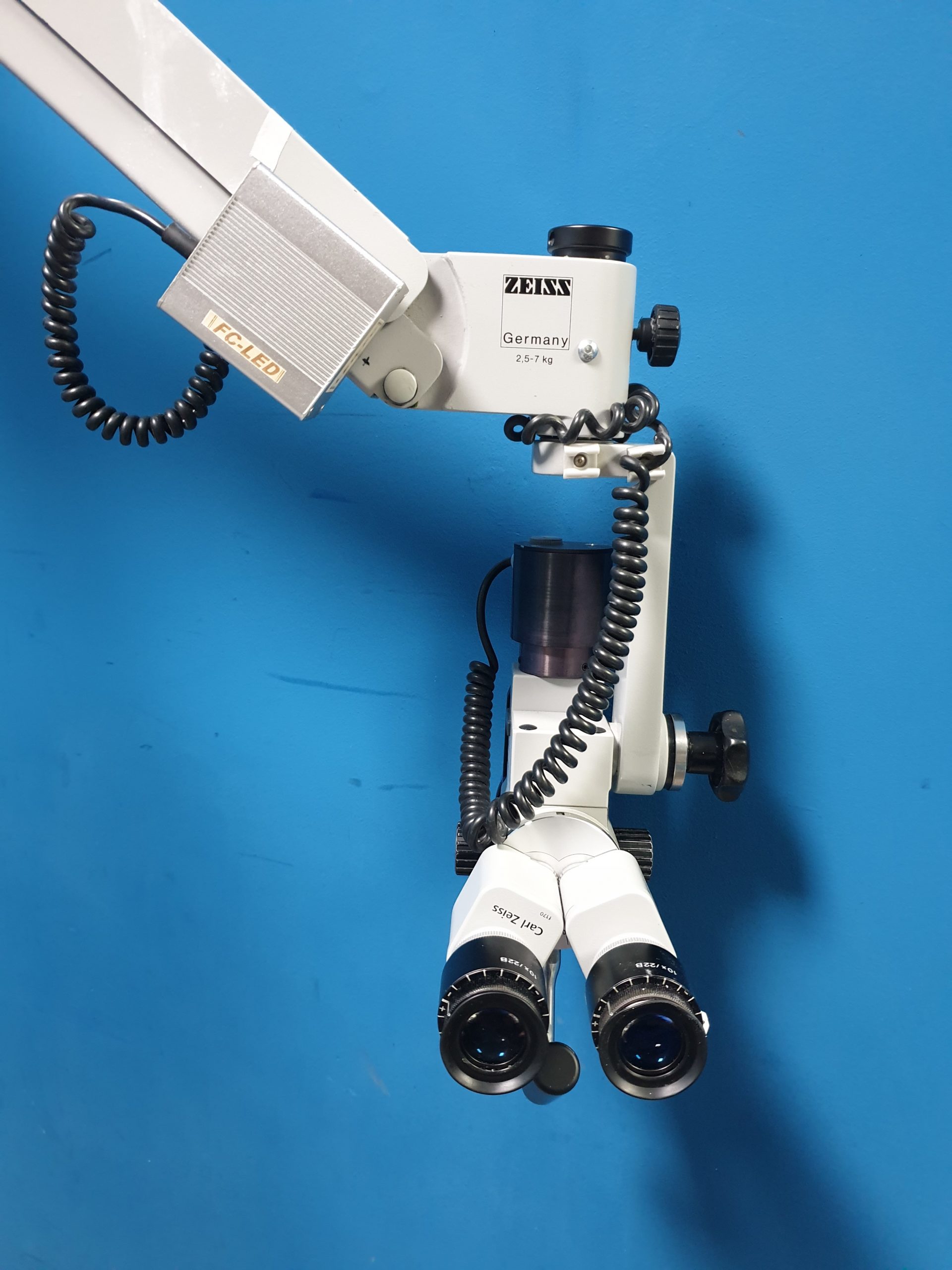 ZEISS KAPS SOM 12 SOM12 Mikroskop f=250 10x 22b HNO Mikroskop thumbnail 9