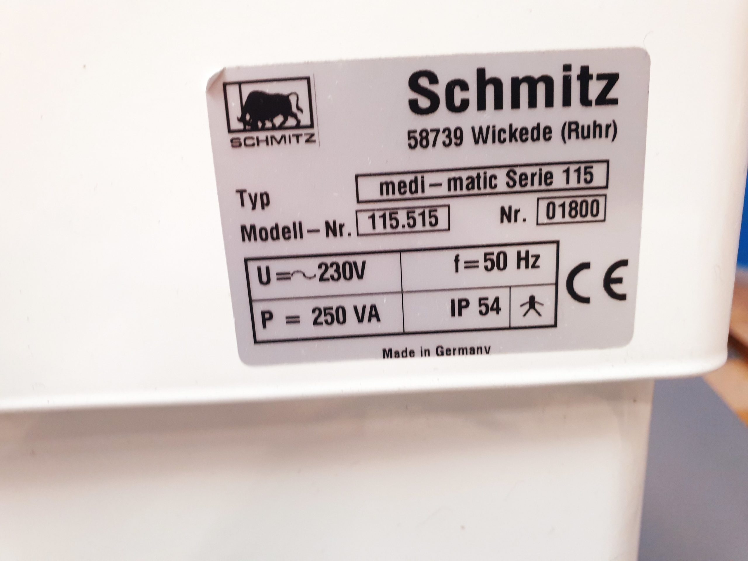 SCHMITZ MEDI-MATIC SERIE 115 UNTERSUCHUNGSSTUHL Gynäkologischer Stuhl thumbnail 8