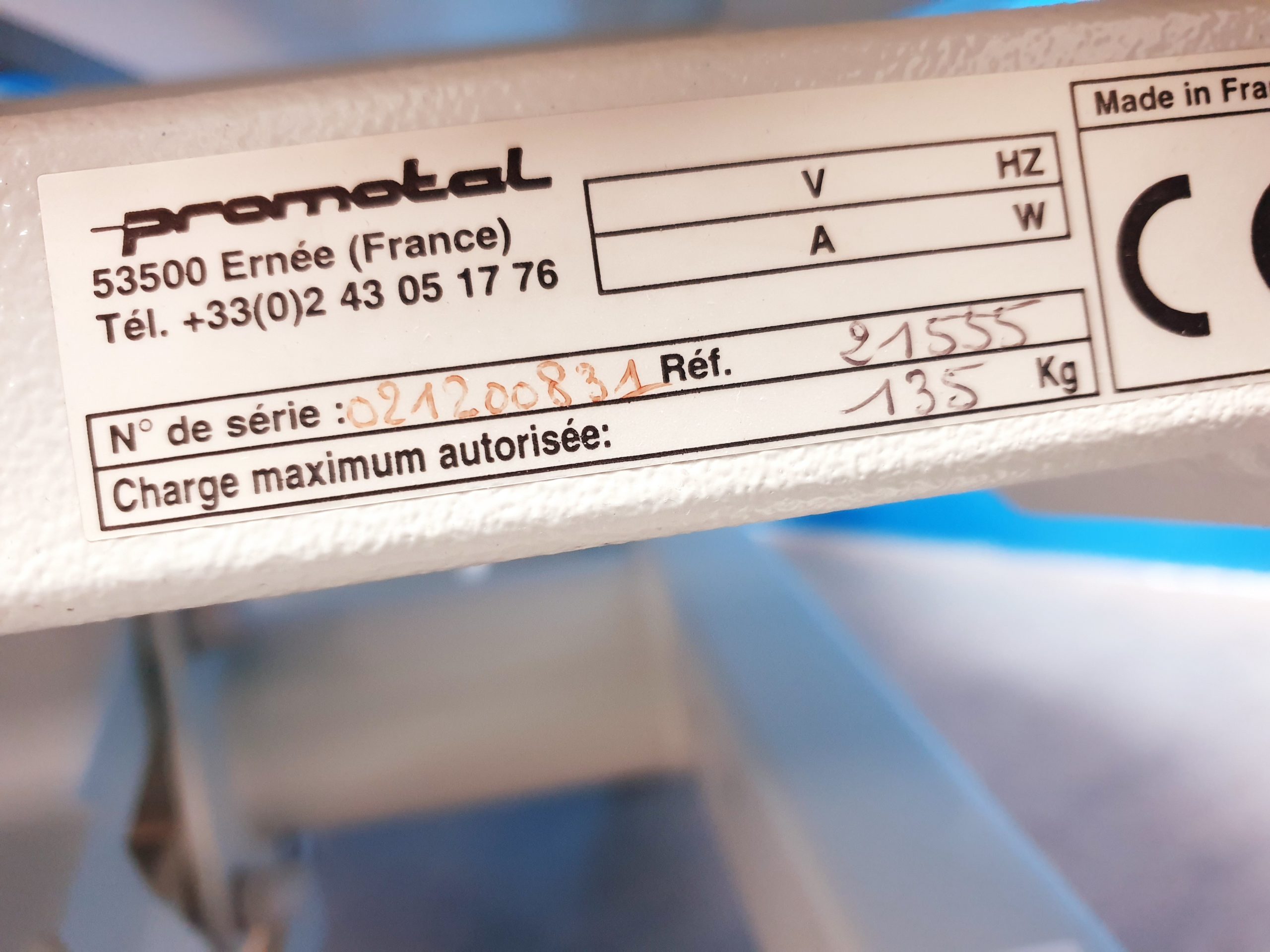 PROMOTAL MIDMARK 21555 Transport Liege thumbnail 4