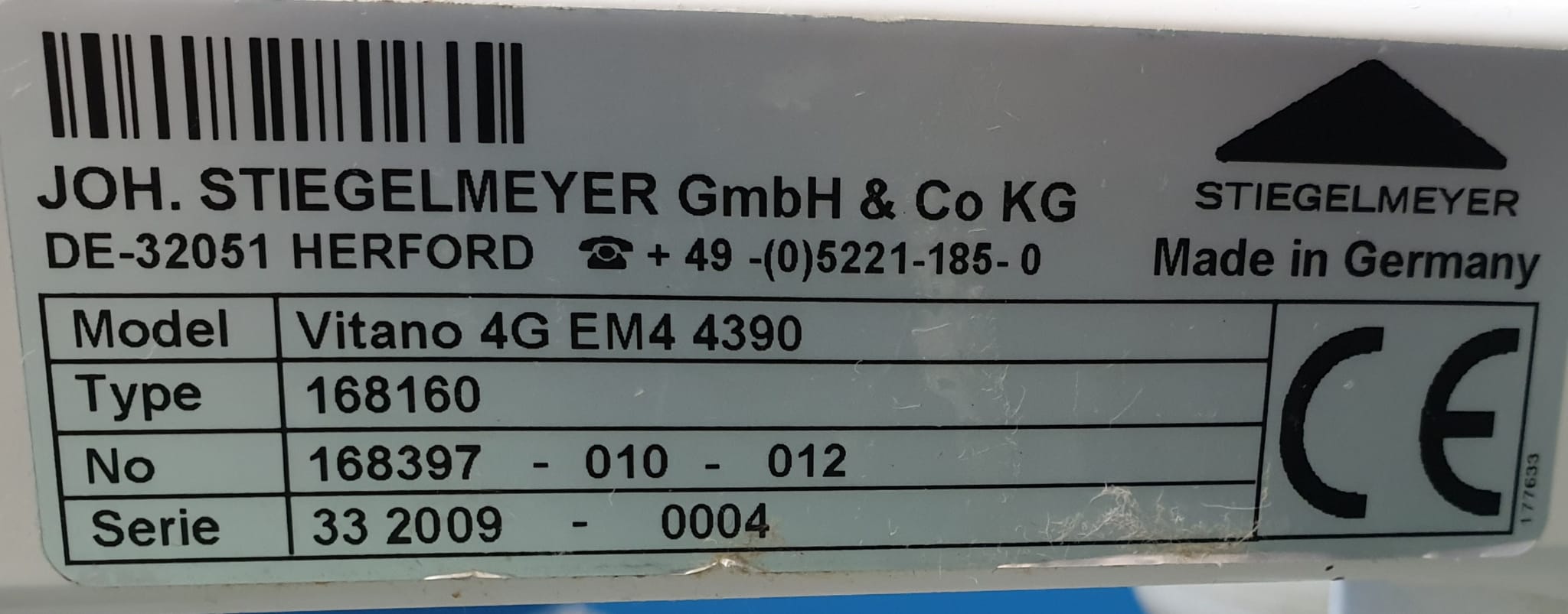 Stiegelmeyer Vitano 4G EM4 4390 elektrisches Krankenbett Bett mit Akkufunktion thumbnail 8