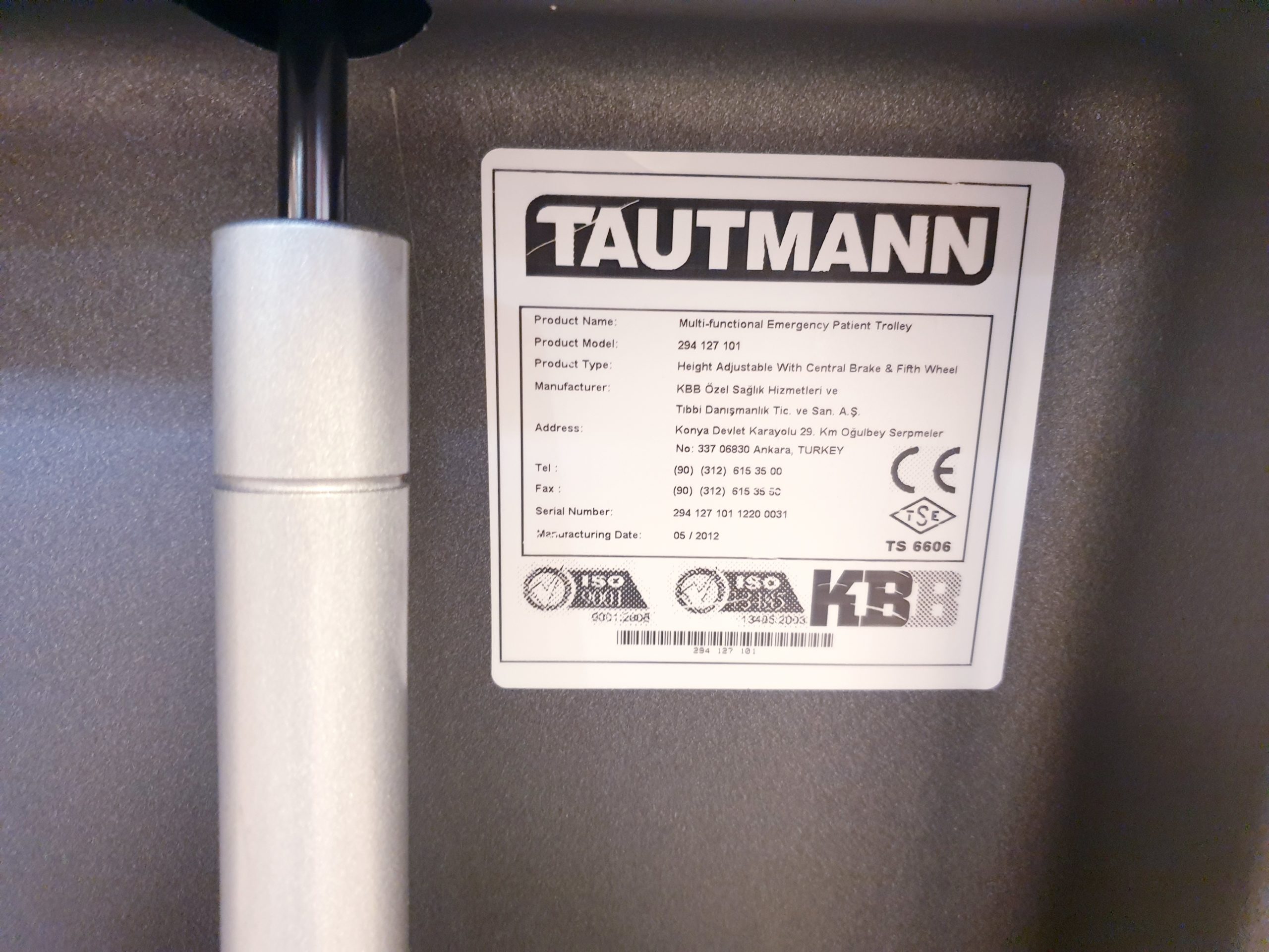 Tautmann UT Stretcher 294 127 101Multifunctional Emergency Trolley thumbnail 5