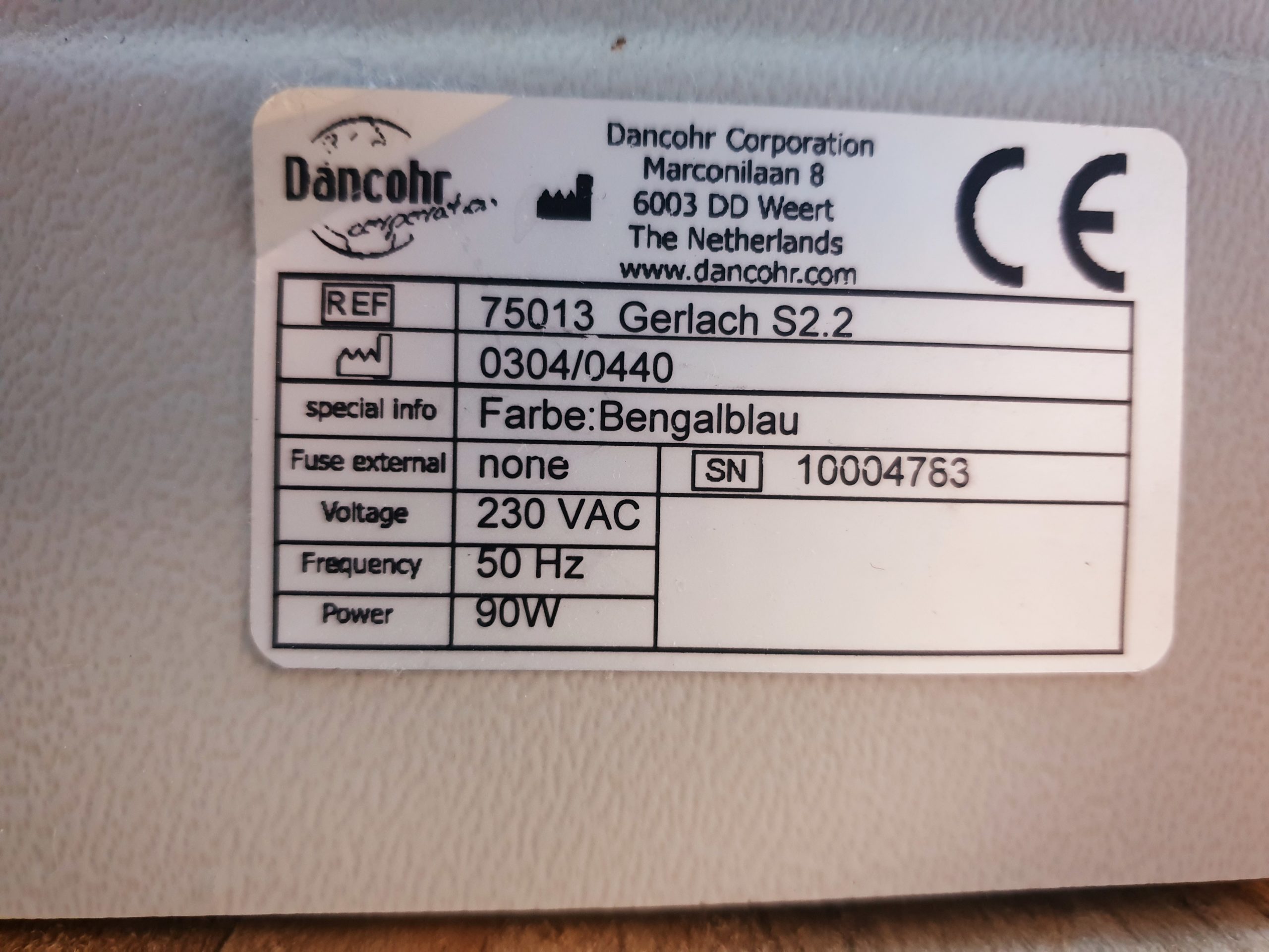 Dancohr Gerlach 75013 S2.2 Fußpflegestuhl Stuhl – Behandlungstuhl thumbnail 5