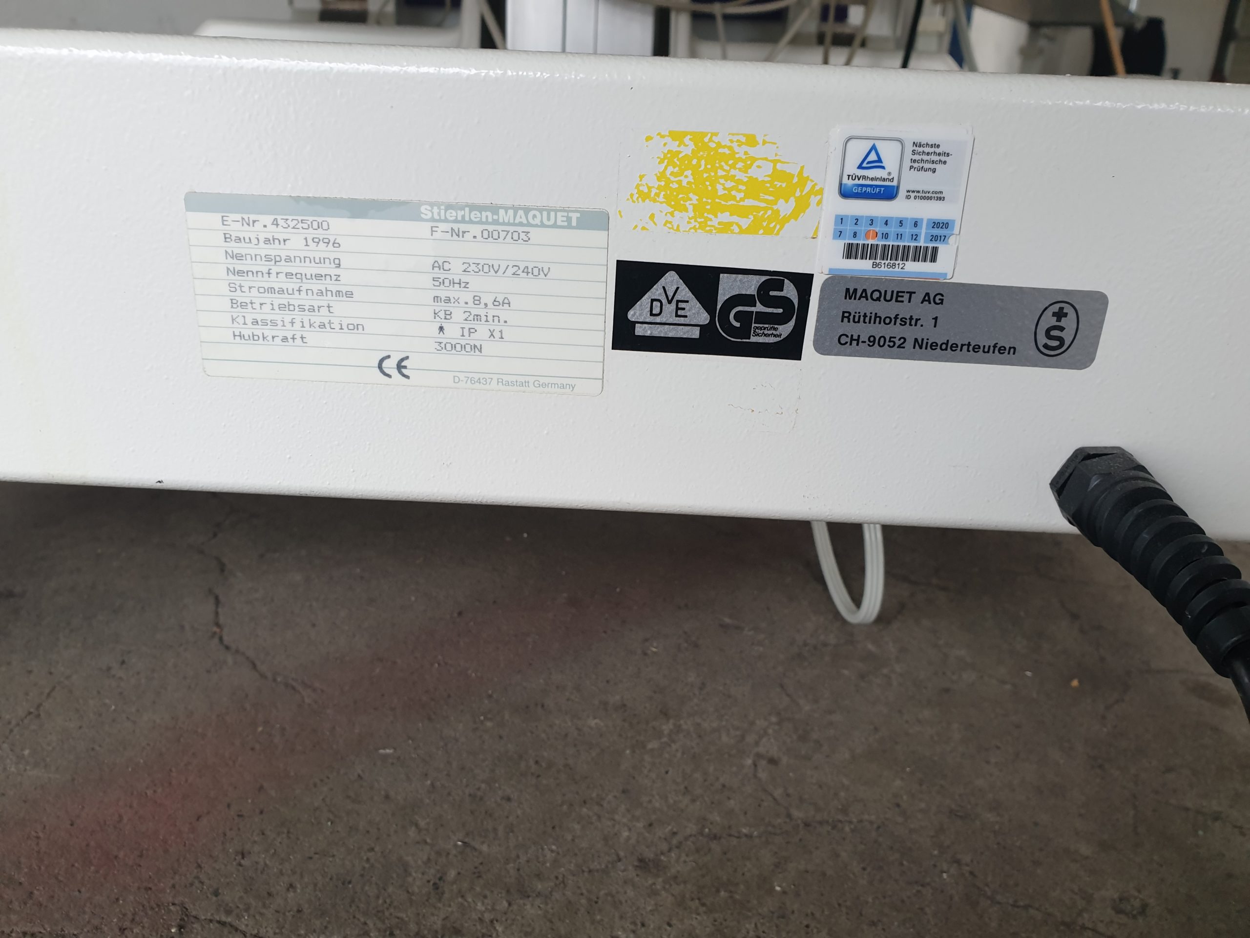 Maquet 432500 Entbindungsbett Elektrisch thumbnail 6