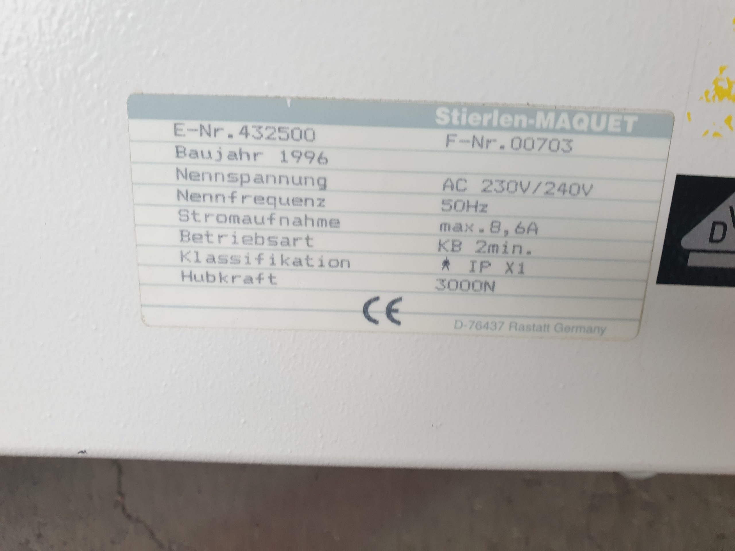 Maquet 432500 Entbindungsbett Elektrisch thumbnail 7