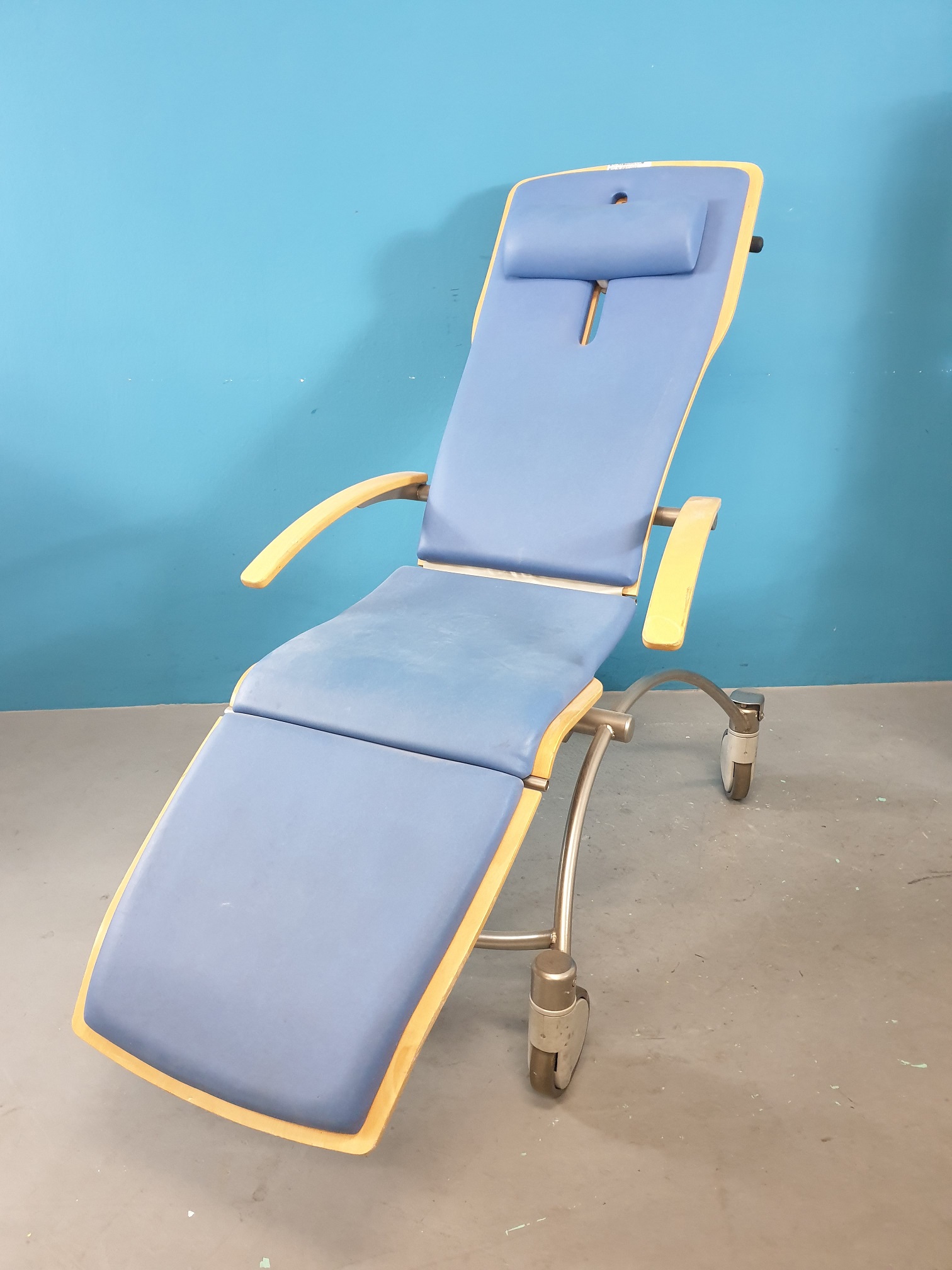 BRUMABA CADDY Patiententransporter; Stuhl, Liege, Transporter Aufwachliege – Blau — image 1 of 7