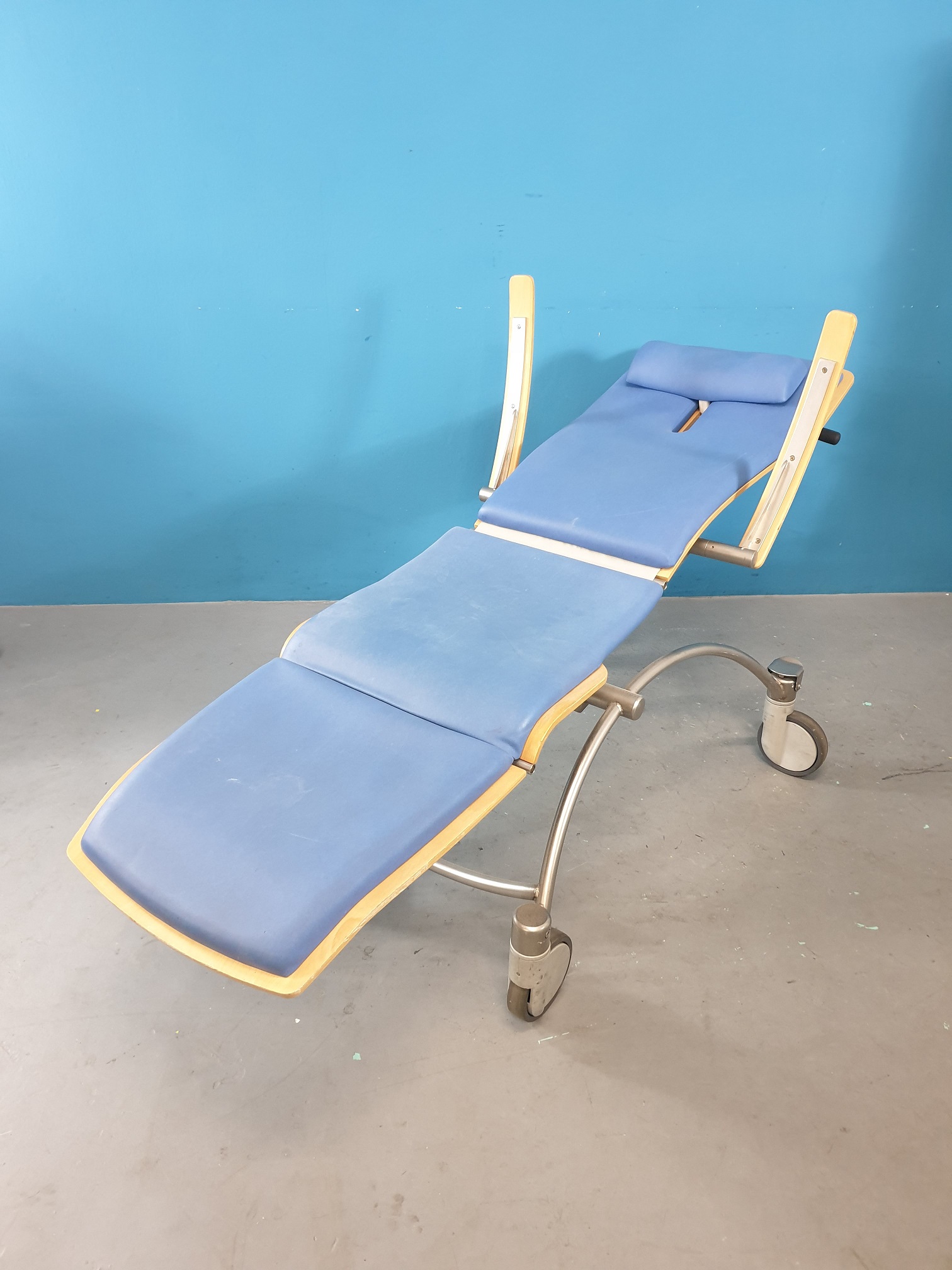 BRUMABA CADDY Patiententransporter; Stuhl, Liege, Transporter Aufwachliege – Blau thumbnail 2