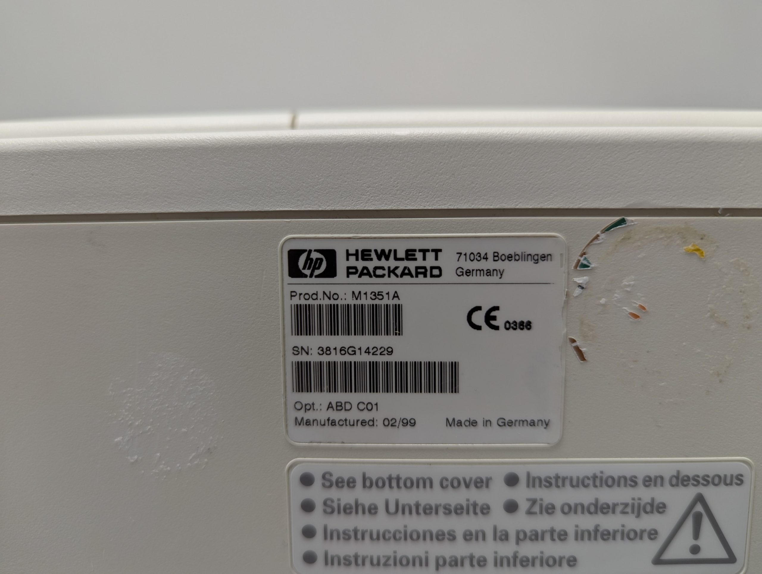 Philips Series 50A – M1351A Fetal Monitor – CTG thumbnail 8