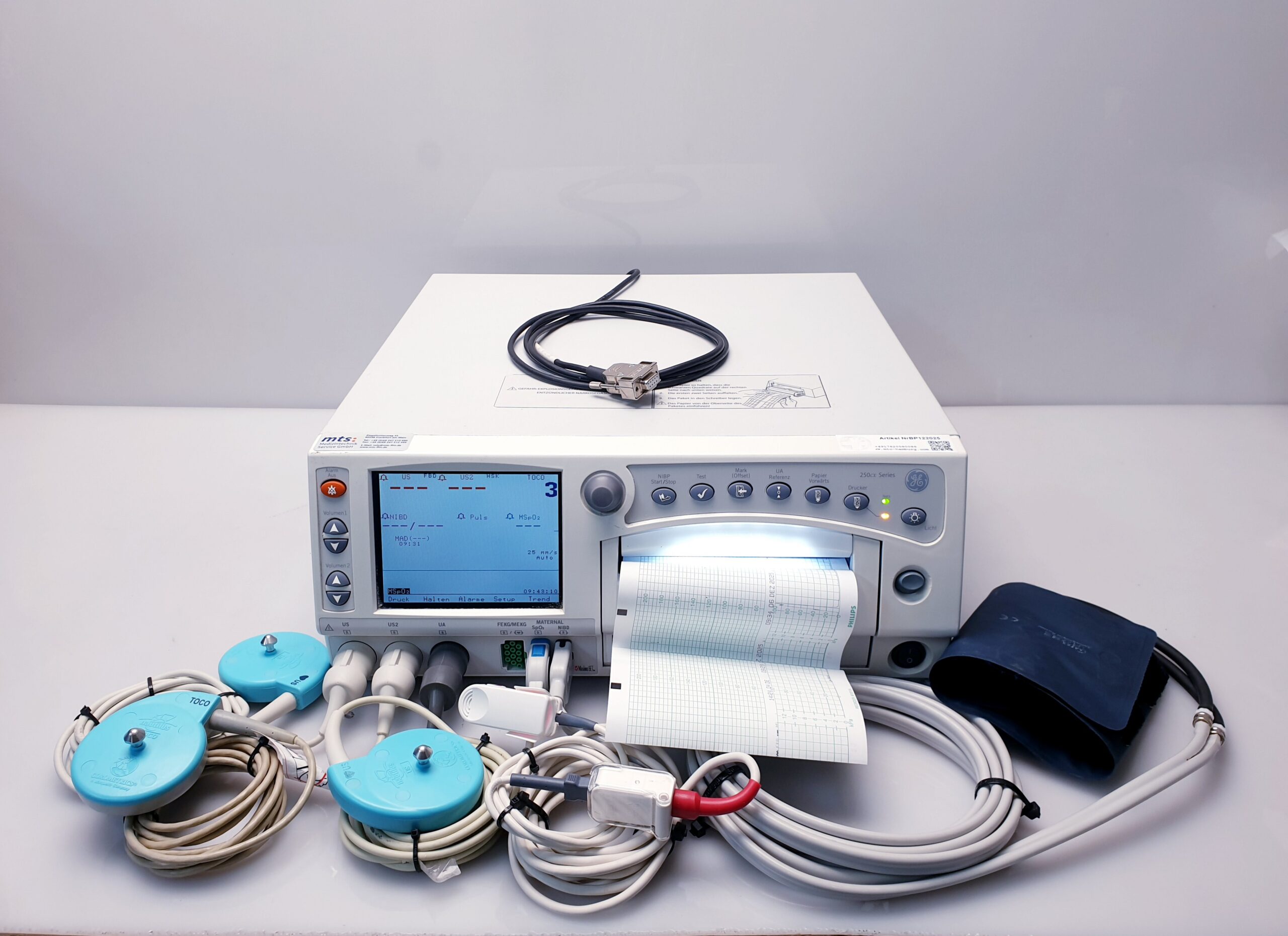 Ge Corometrics 259CX-C Fetal CTG Mutter Überwachungssystem thumbnail 2