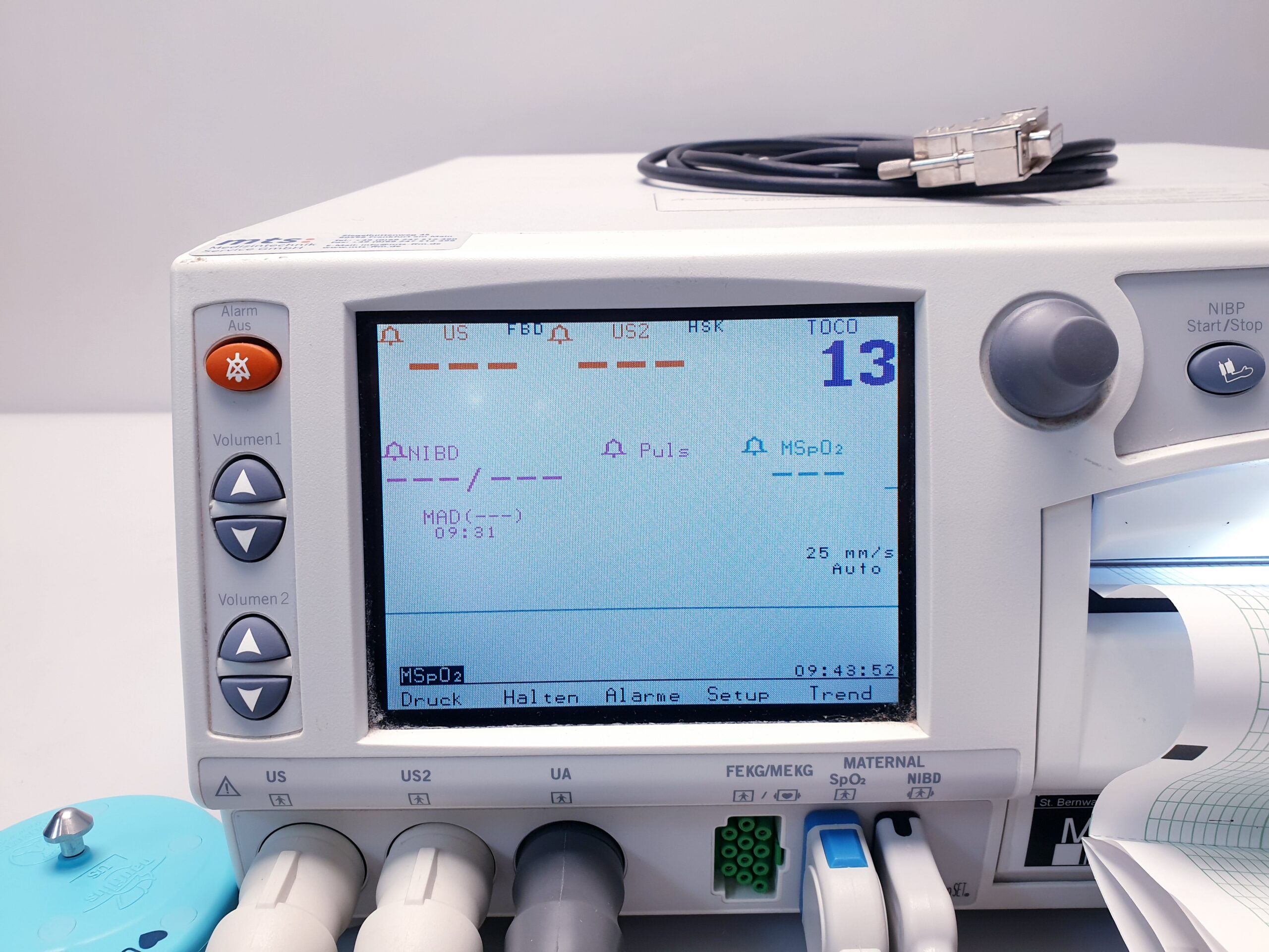 Ge Corometrics 259CX-C Fetal CTG Mutter Überwachungssystem thumbnail 3