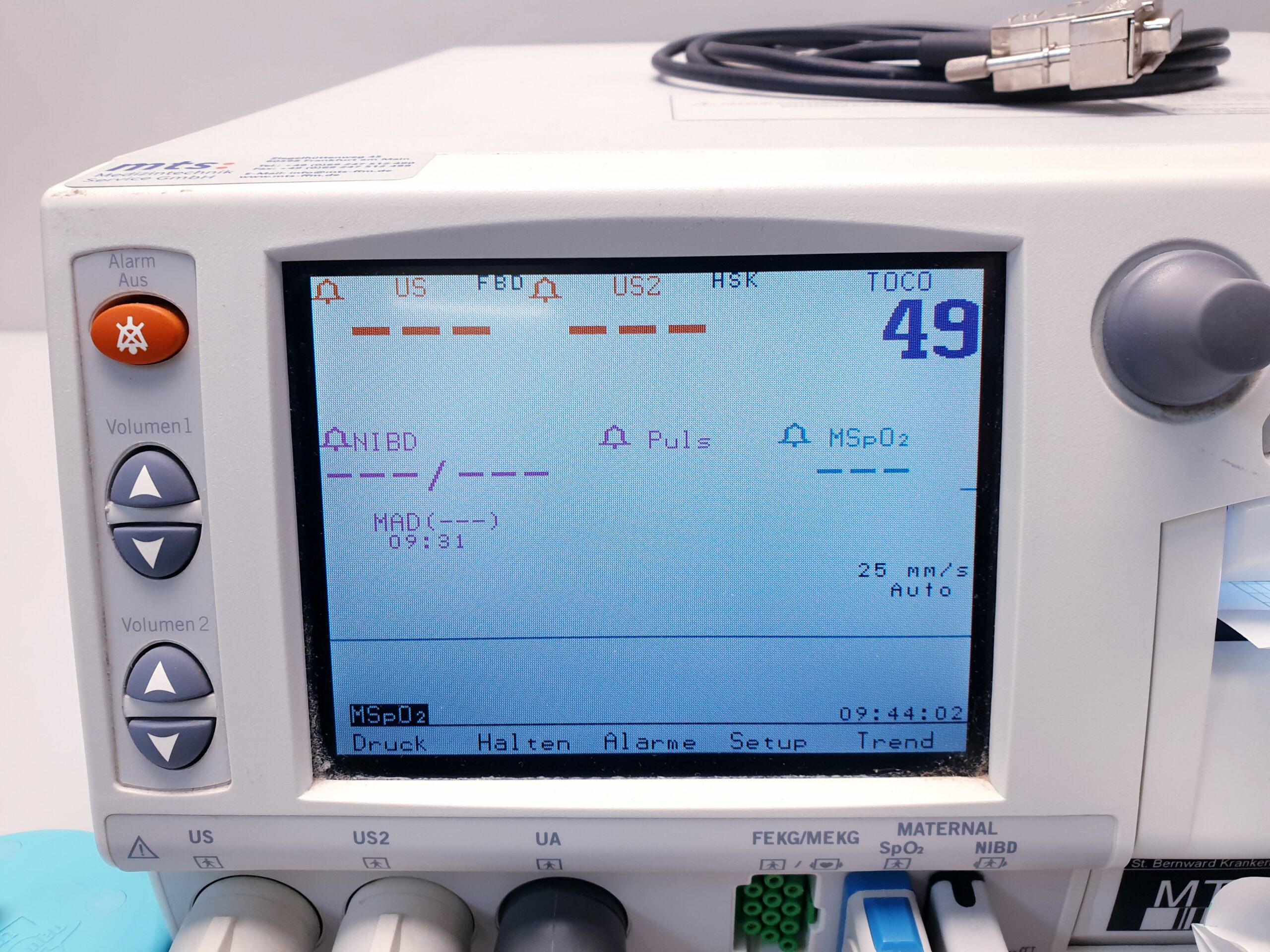 Ge Corometrics 259CX-C Fetal CTG Mutter Überwachungssystem thumbnail 4