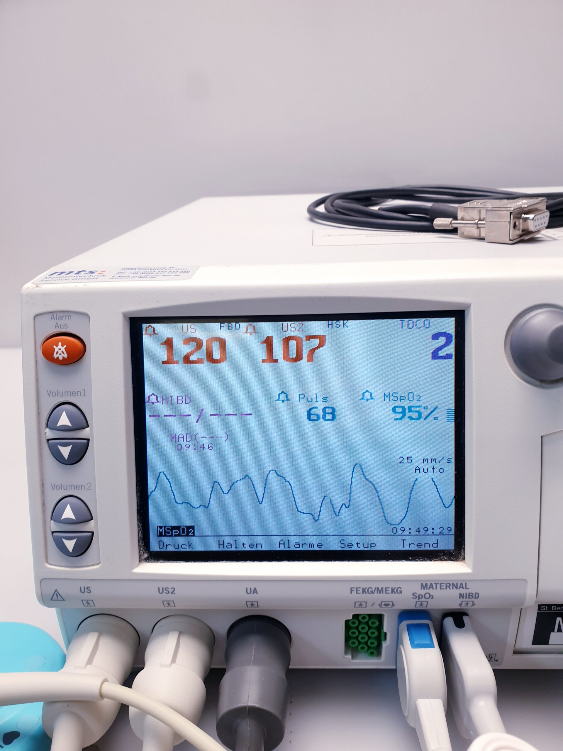 Ge Corometrics 259CX-C Fetal CTG Mutter Überwachungssystem thumbnail 8