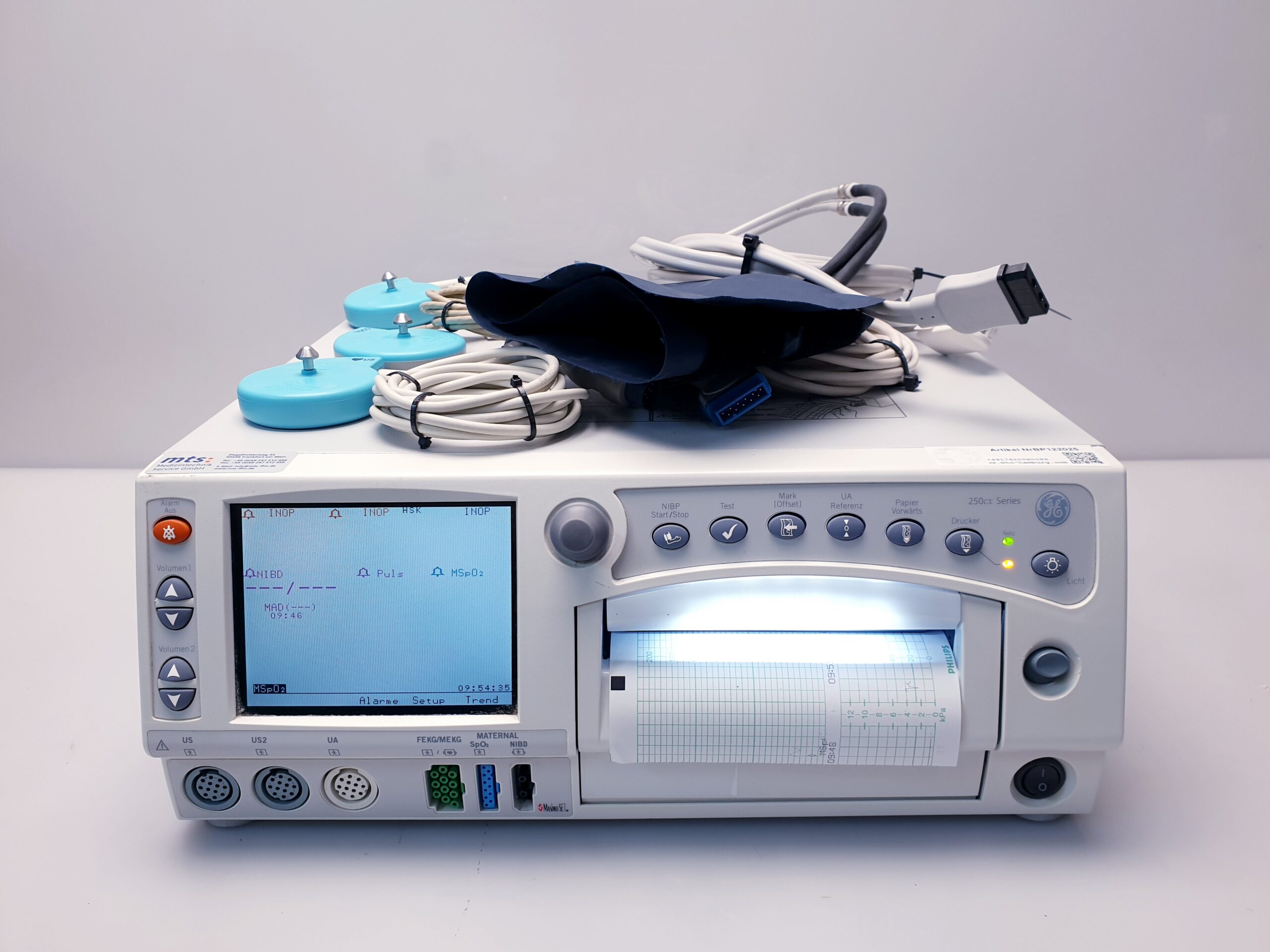 Ge Corometrics 259CX-C Fetal CTG Mutter Überwachungssystem thumbnail 11