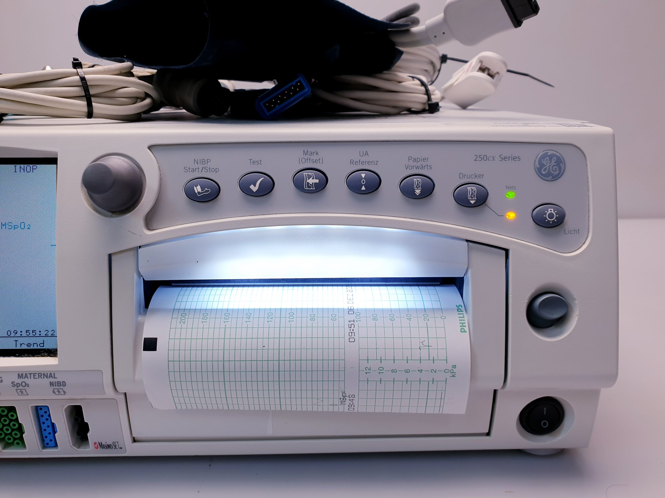 Ge Corometrics 259CX-C Fetal CTG Mutter Überwachungssystem thumbnail 14