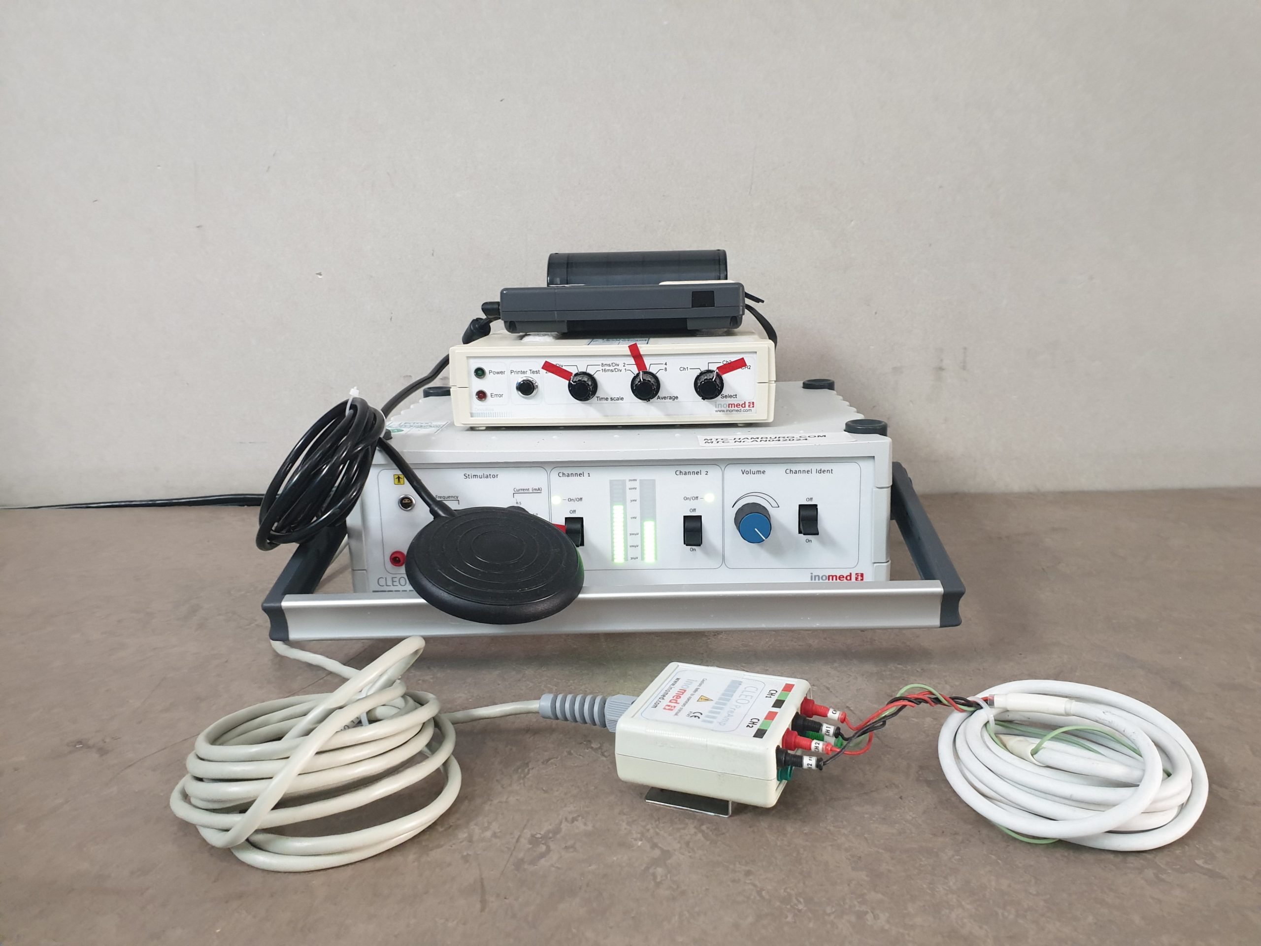 Inomed CLEO NerveMonitor + Docubox + Printer + Zubehör — image 1 of 9