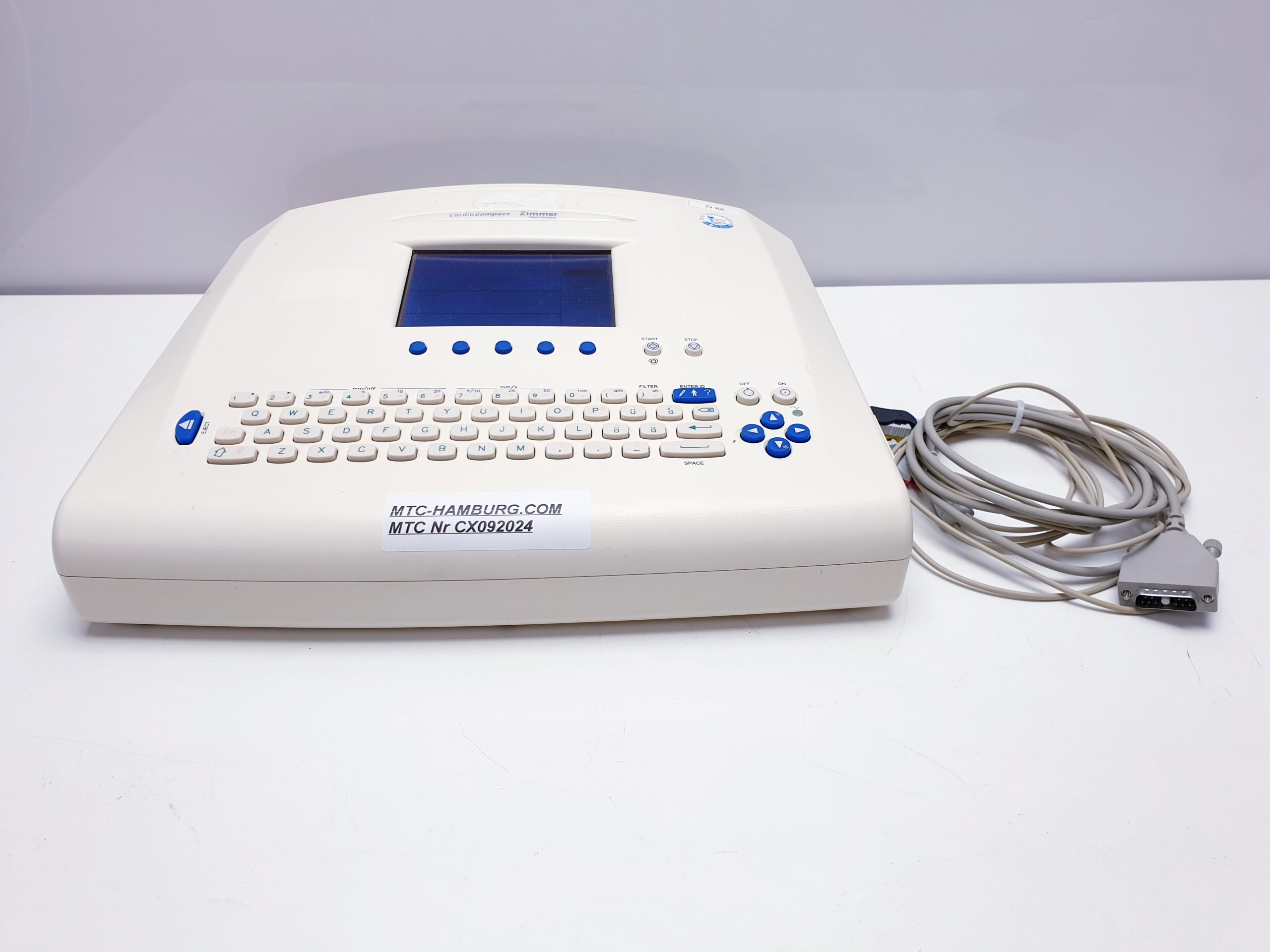 Zimmer Cardiocompact P8000 Power EKG – Gerät thumbnail 3
