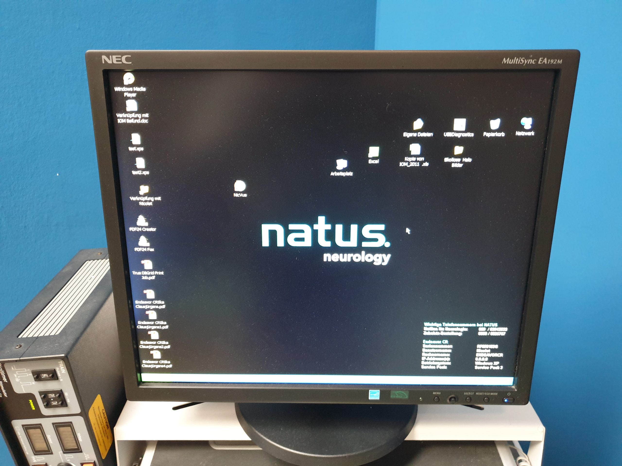 Viasys Natus Nicolet Endeavor CR IOM Maschine 2.9.1 + Digitimer ….. DOM 2017 thumbnail 2