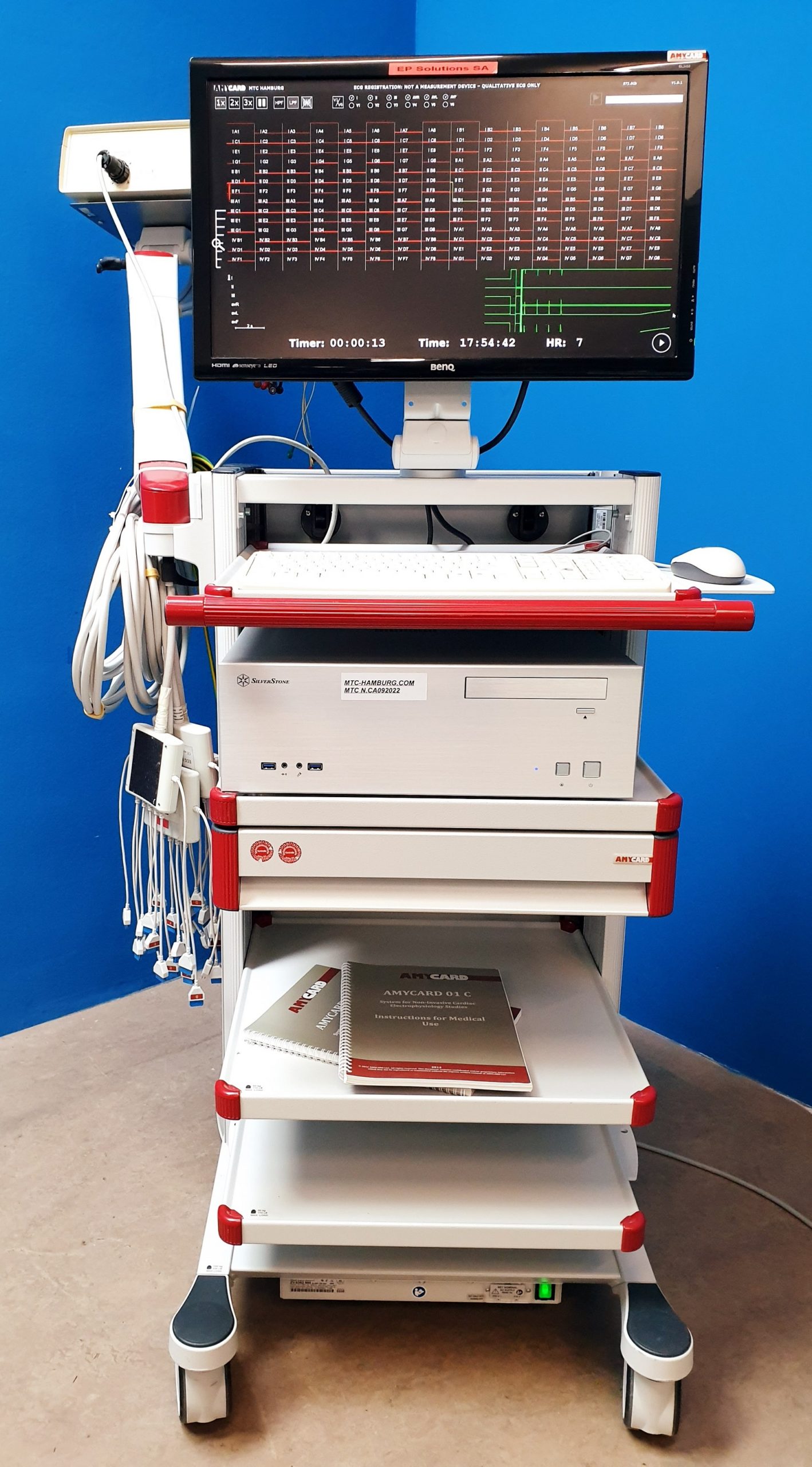 EP Solutions MA AmyCard Electrocardiographic imaging (ECGI) System for Non Invasive Cardiac Electrophysiology – ECG Mapping Cable – — image 1 of 11