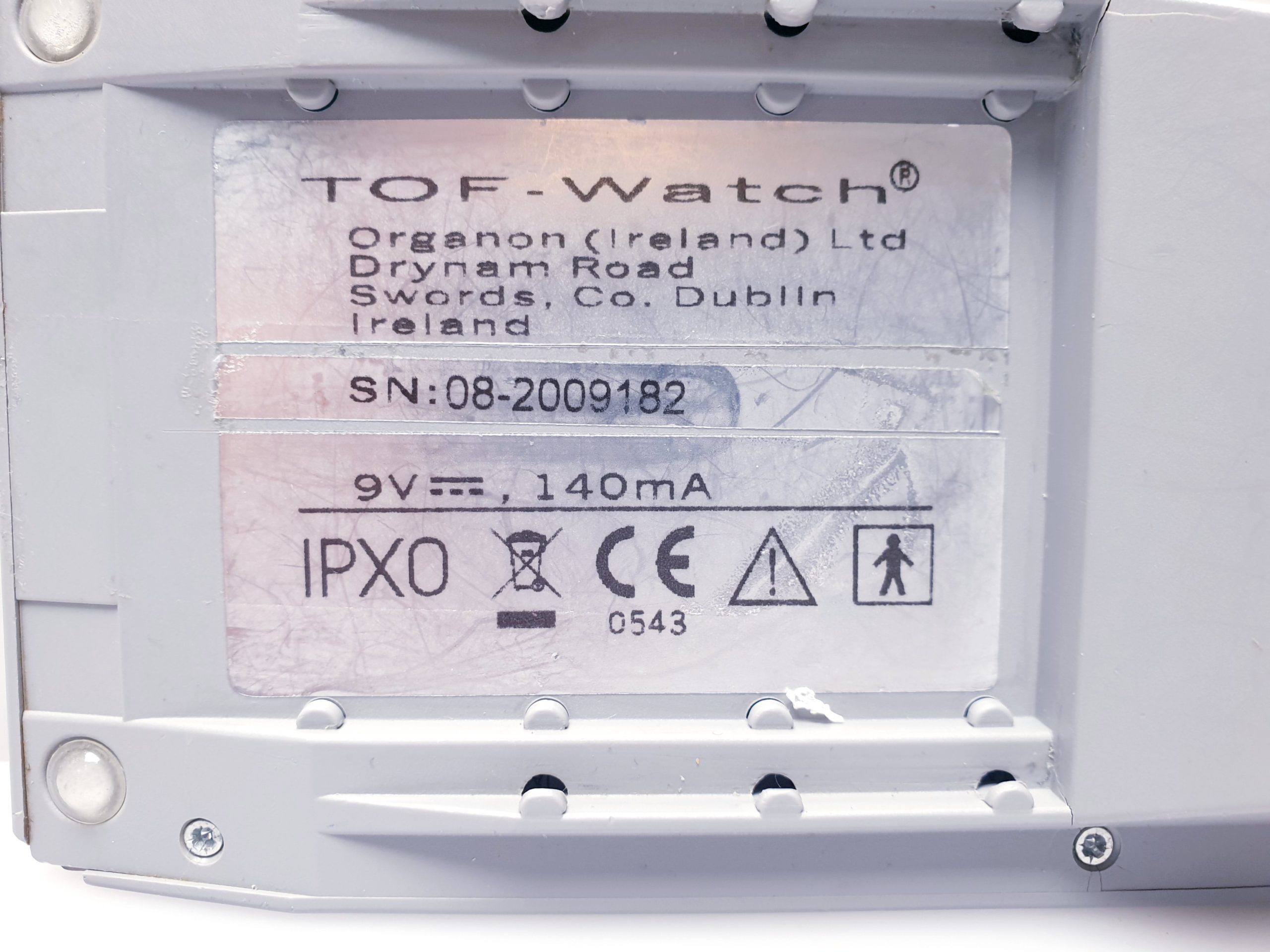 Organon TOF-Watch Objective Neuromuscular Transmission Monitor thumbnail 8