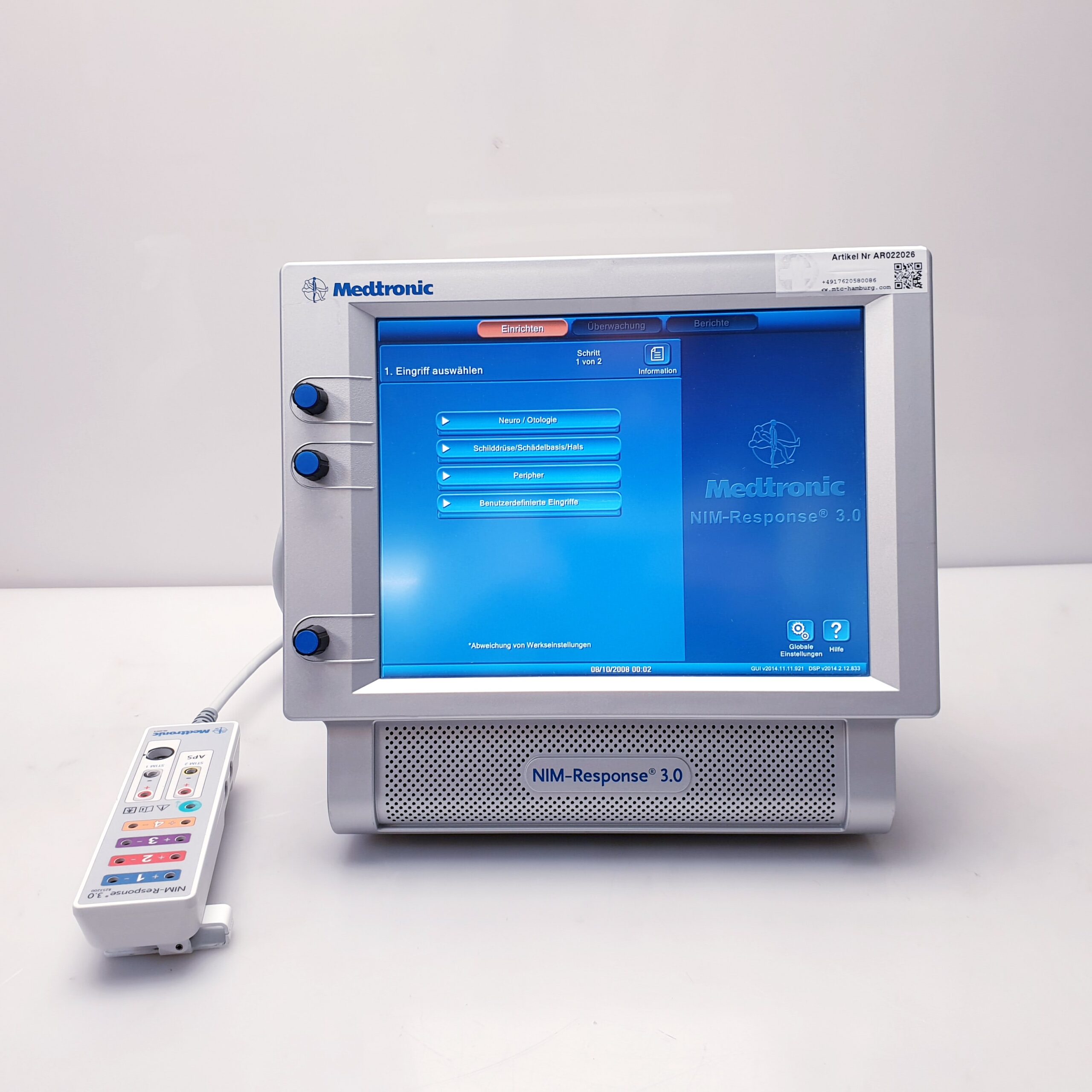 Medtronic NIM-Response 3.0 Nervenmonitor System — image 1 of 6
