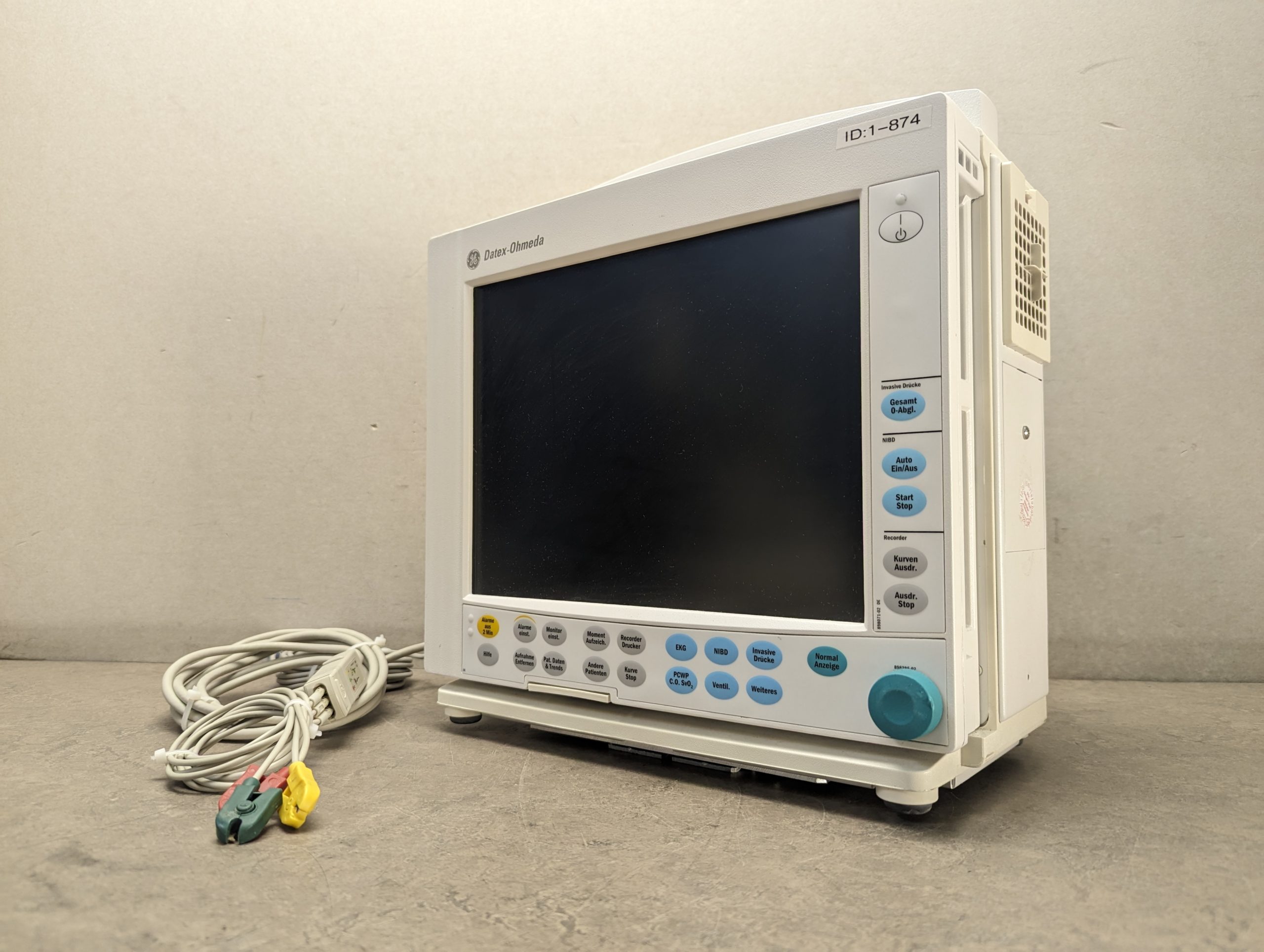 Datex Ohmeda Monitor + M-CAIiO Modul thumbnail 8