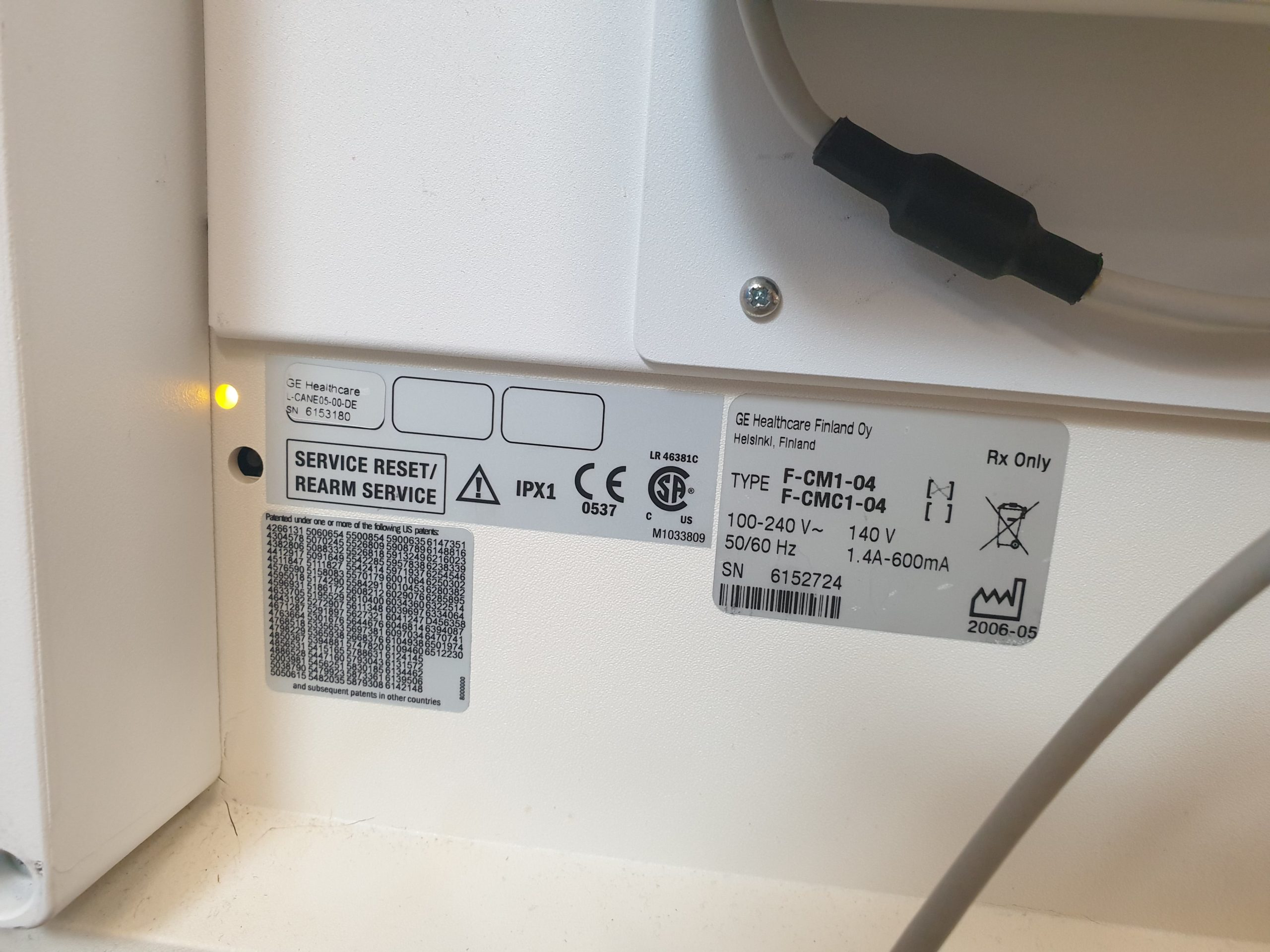 Datex Ohmeda S5 S/5 F-CM1-04 // F-CMC1-04 – Anästhesiemonitor – Überwachungsmonitor – E-CAioOV – E-INTPSM – E-PSMP thumbnail 10