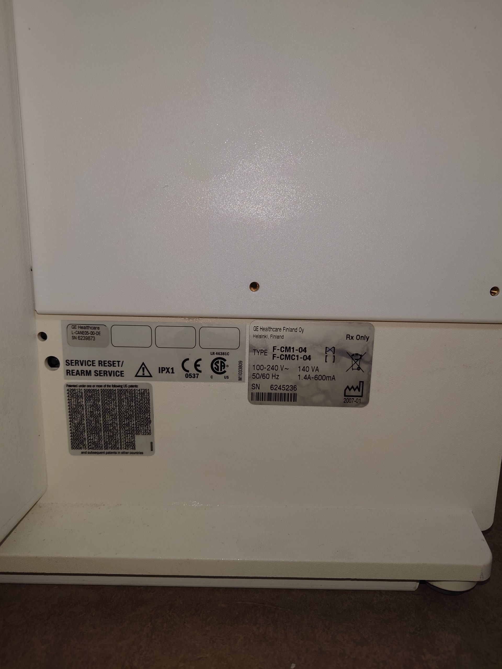 GE Datex Ohmeda f -CM1-04 F-CMC1-04 Monitor thumbnail 5