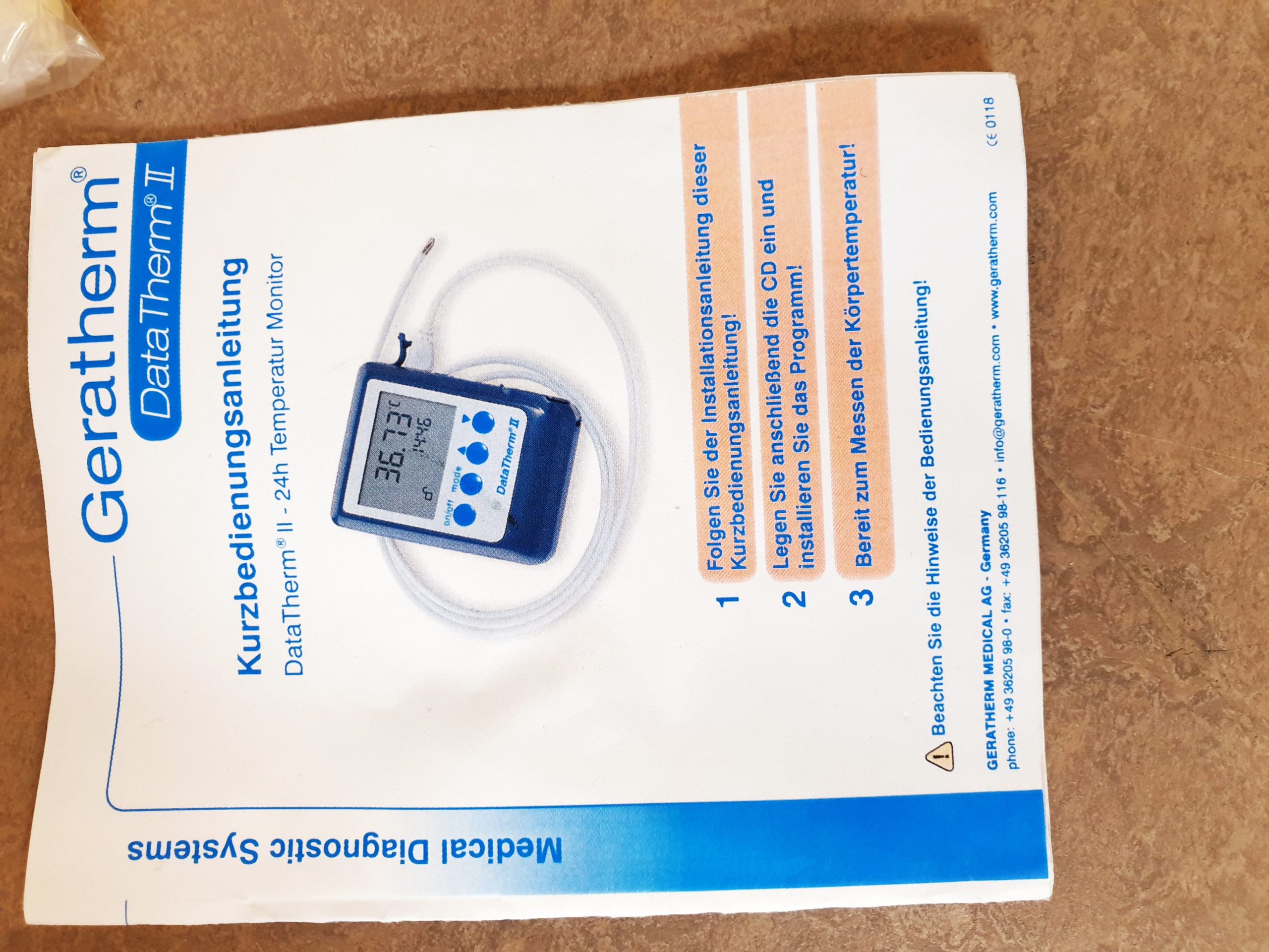 Geratherm Data Therm II Datatherm II 24H TEMPERATUR MONITOR thumbnail 2