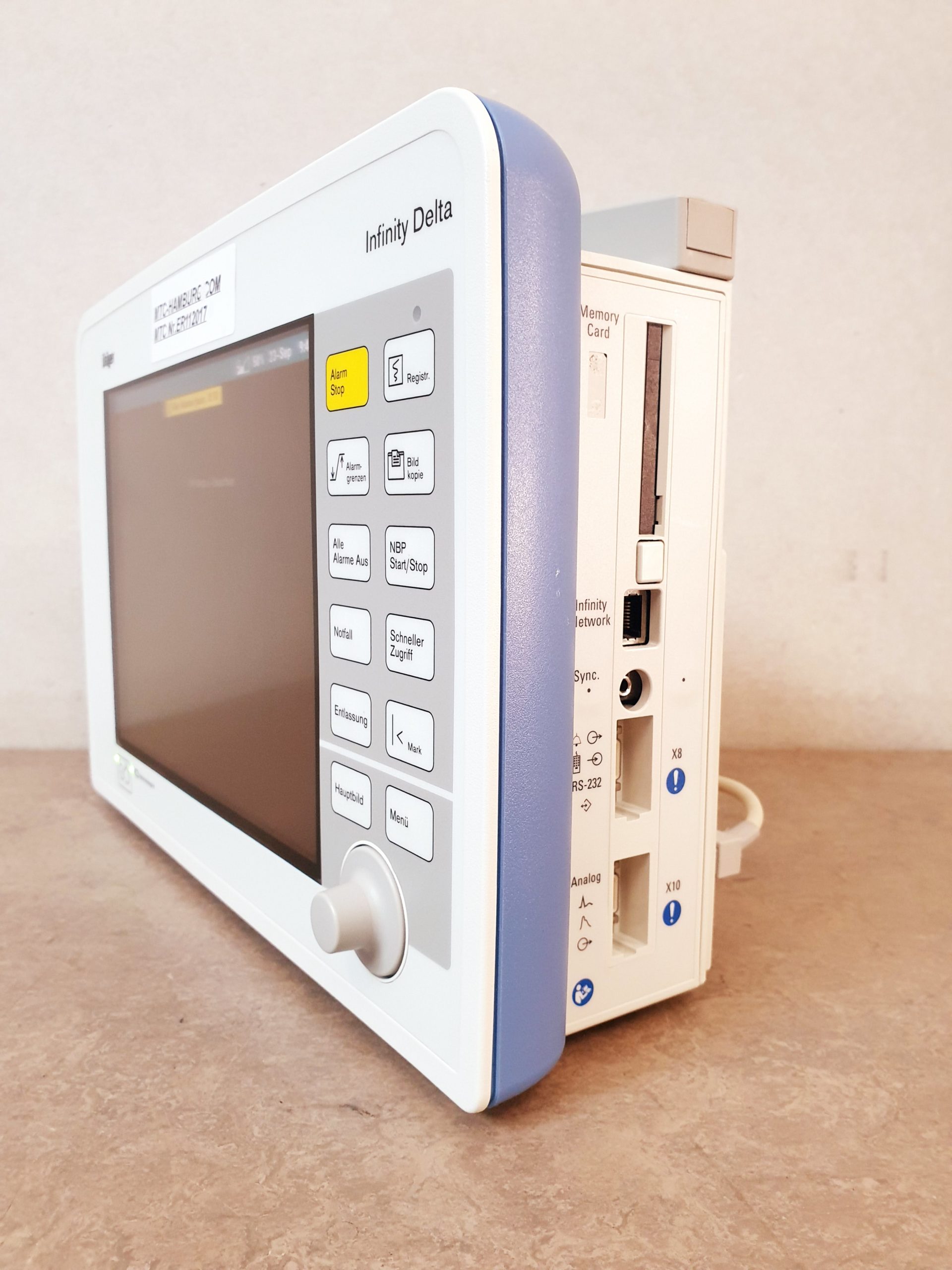 Dräger Infinity Delta Patientenmonitor mit Zubehör thumbnail 3