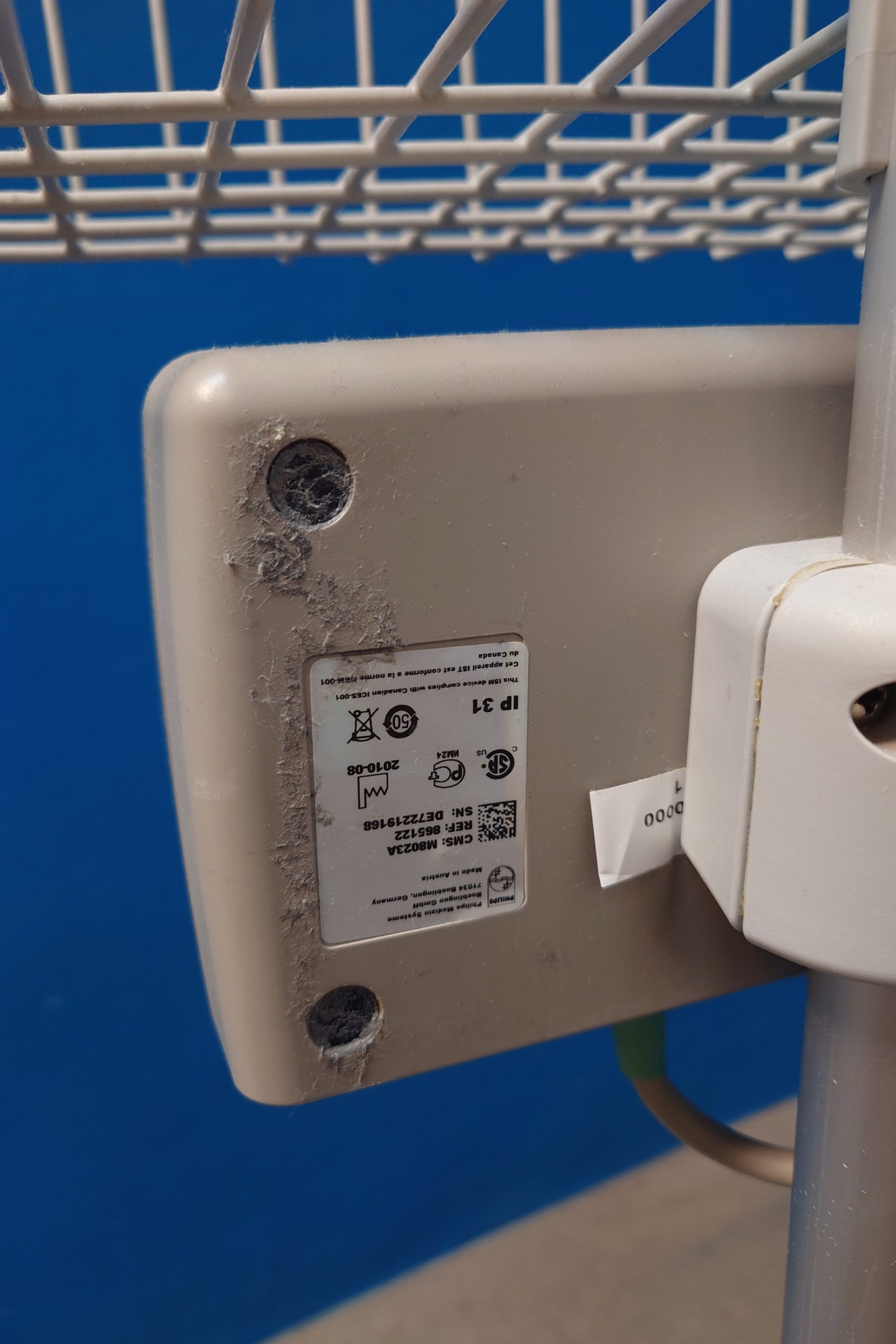 Philips IntelliVue MP2 auf Gestell Rollbar – Überwachungsmonitor thumbnail 4