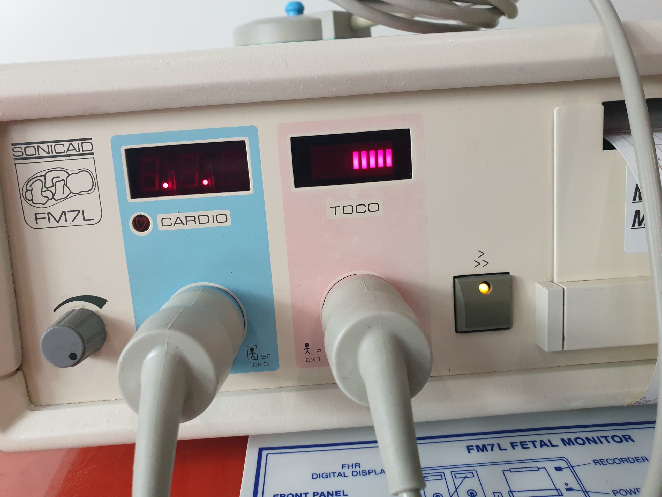 SONICAID FM7L Gerät Fetal Monitor CTG mit US Aufnehmer // CX052022 thumbnail 7