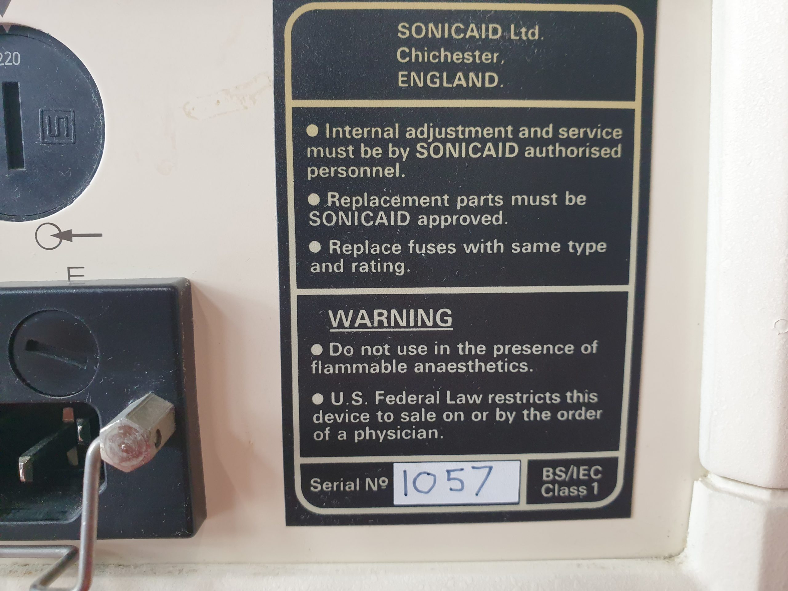 SONICAID FM7L Gerät Fetal Monitor CTG mit US Aufnehmer // CX052022 thumbnail 10