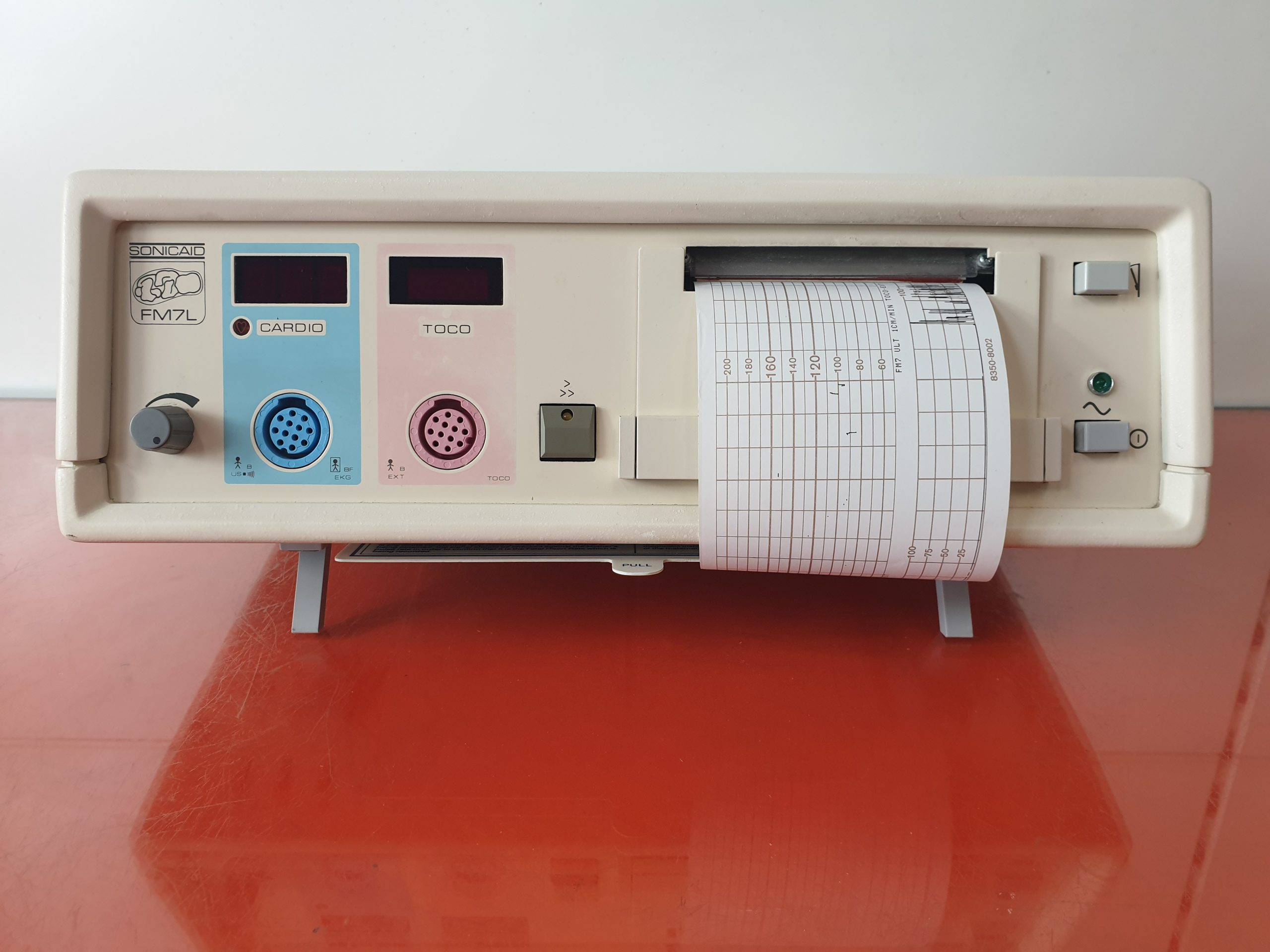 SONICAID FM7L Gerät Fetal Monitor CTG mit US Aufnehmer // CX052022 thumbnail 11