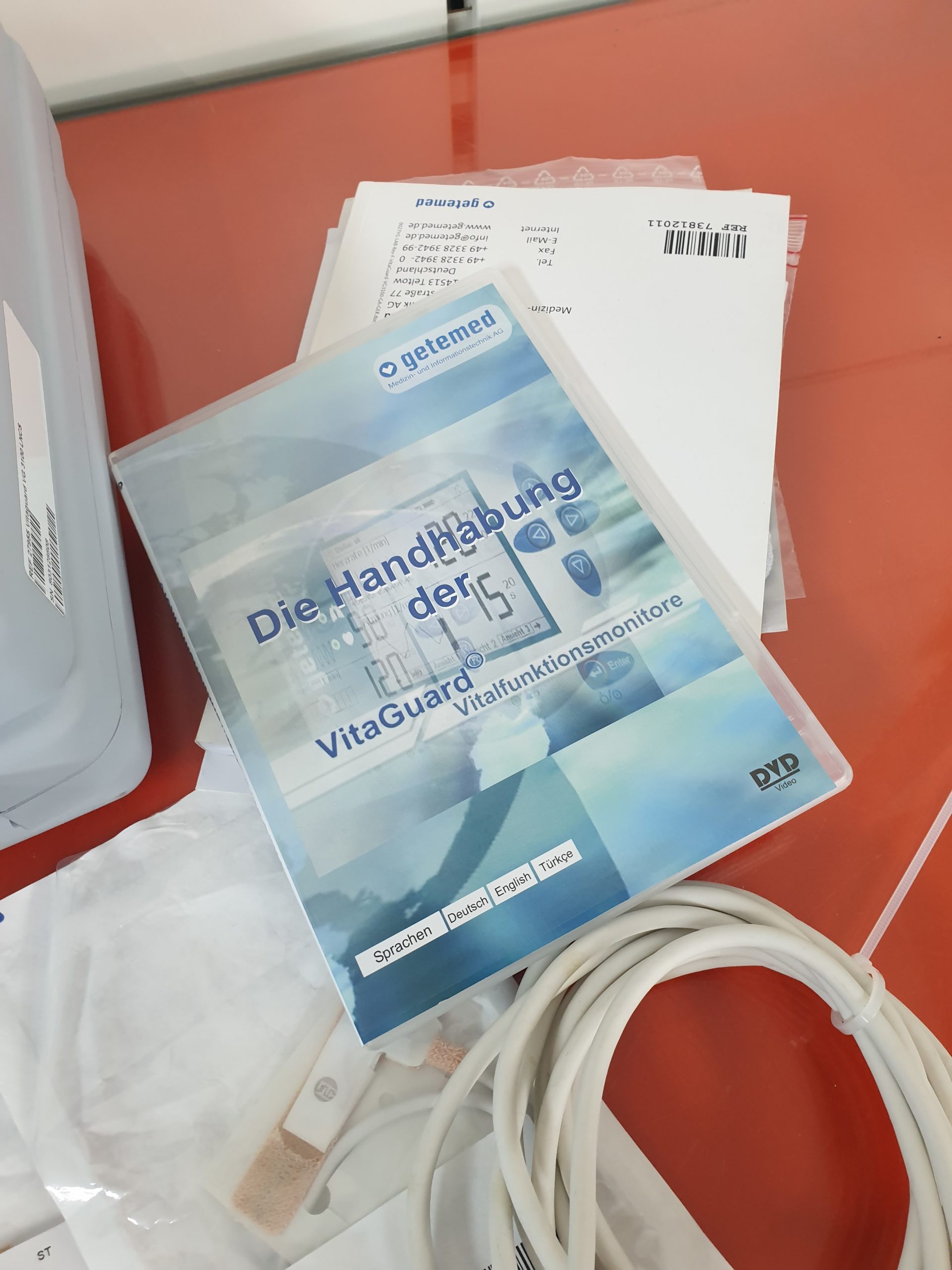 Getemed VitaGuard VG3100 Überwachungsmonitor Herz-, Atmungs- und SPO2-Überwachung thumbnail 3