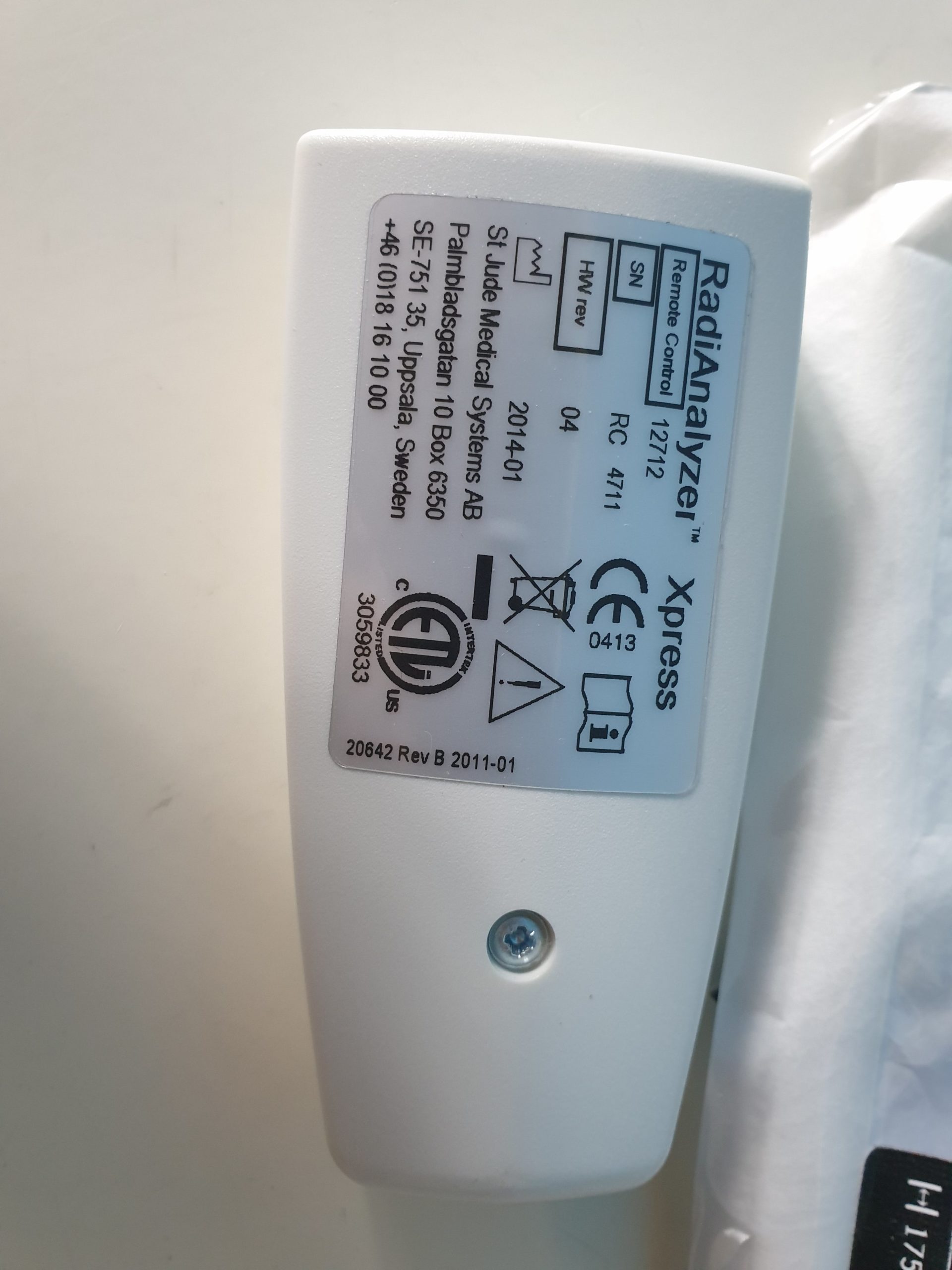 St Jude medical radianalyzer XPRESS Pressure Wire DOM 2014 thumbnail 3