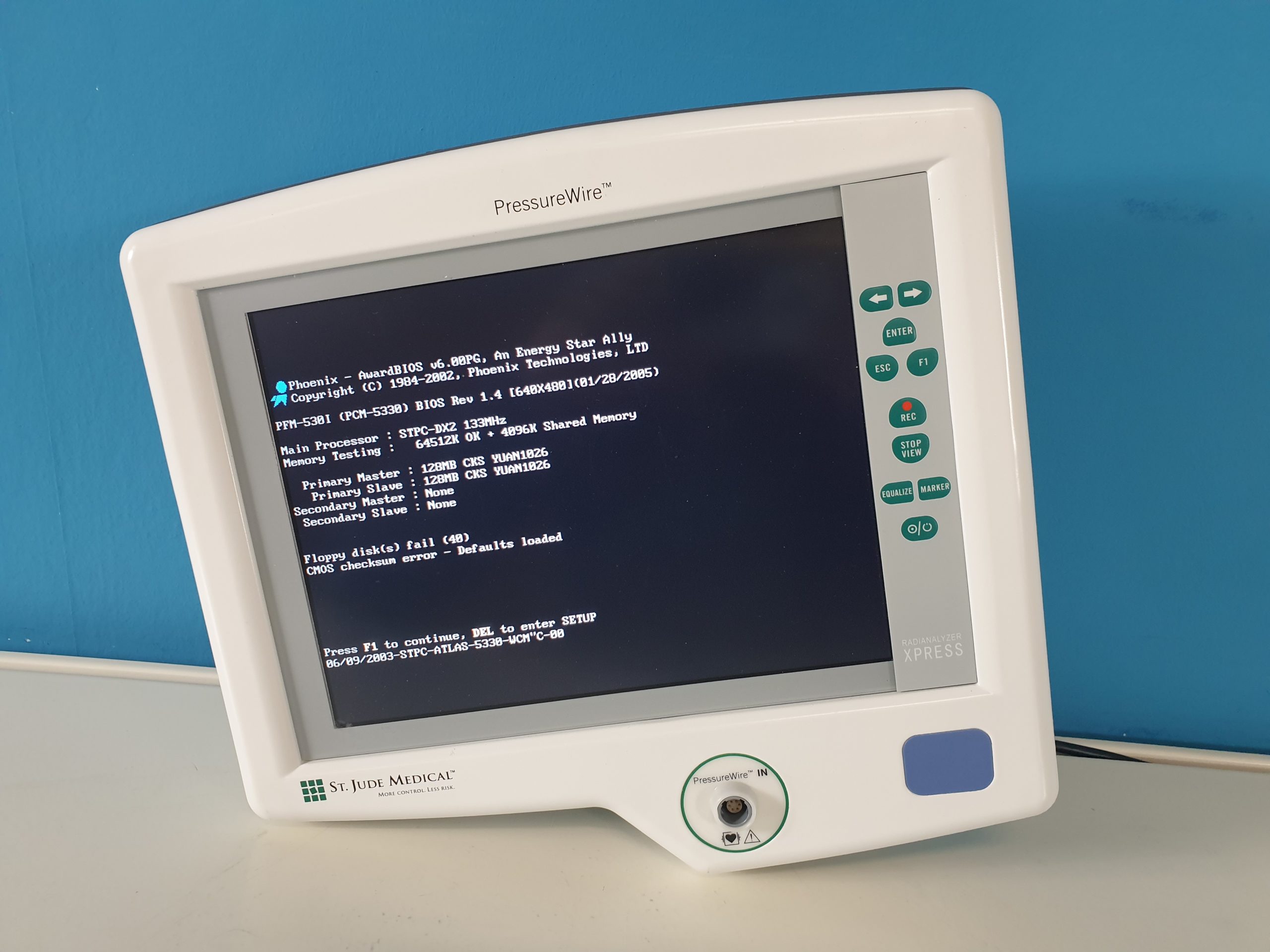 St Jude medical radianalyzer XPRESS Pressure Wire DOM 2014 thumbnail 9