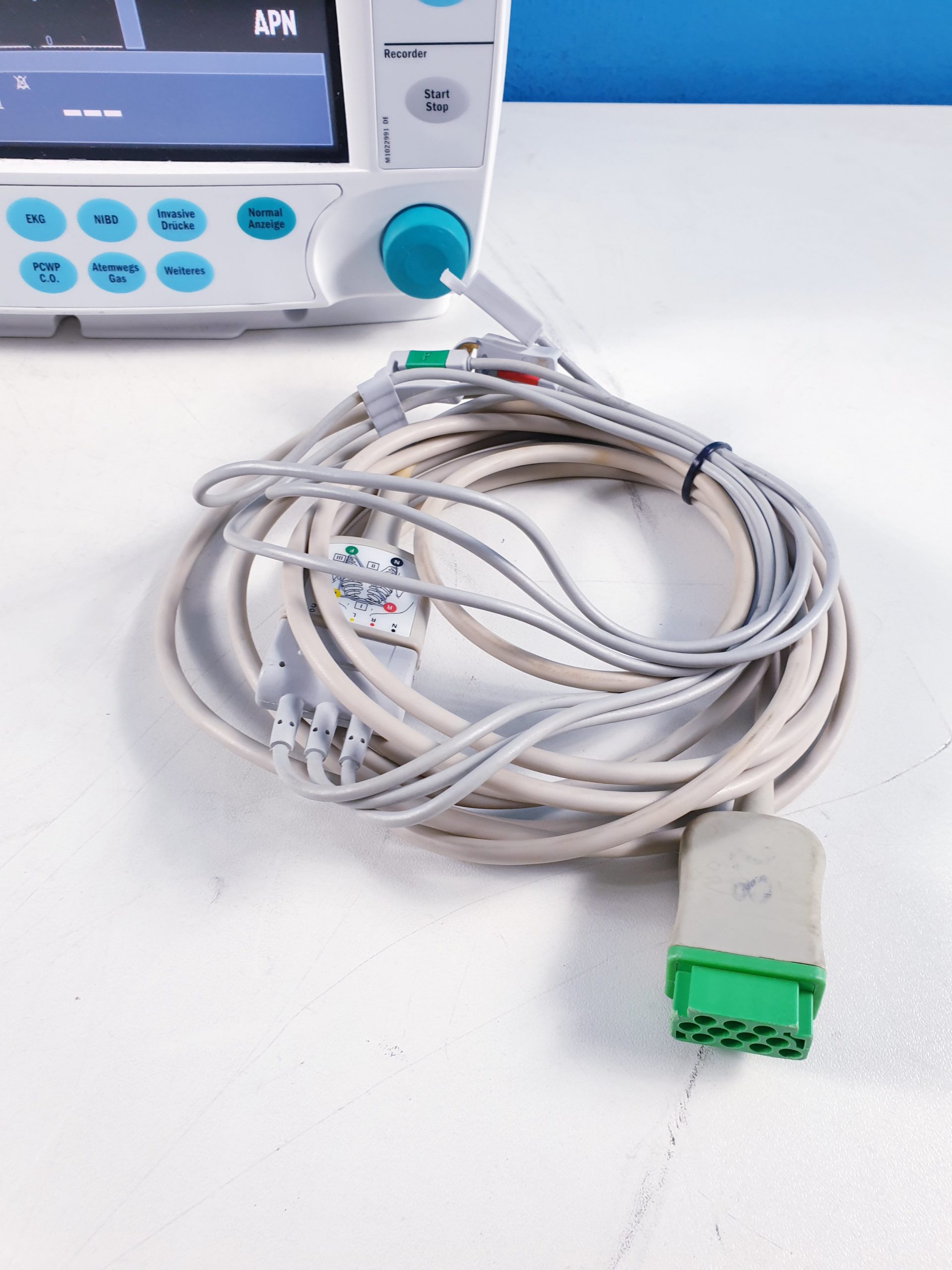 Datex-Ohmeda Cardiocap S/5 FM Patientenmonitor Überwachungsmonitor mit Zubehör thumbnail 7