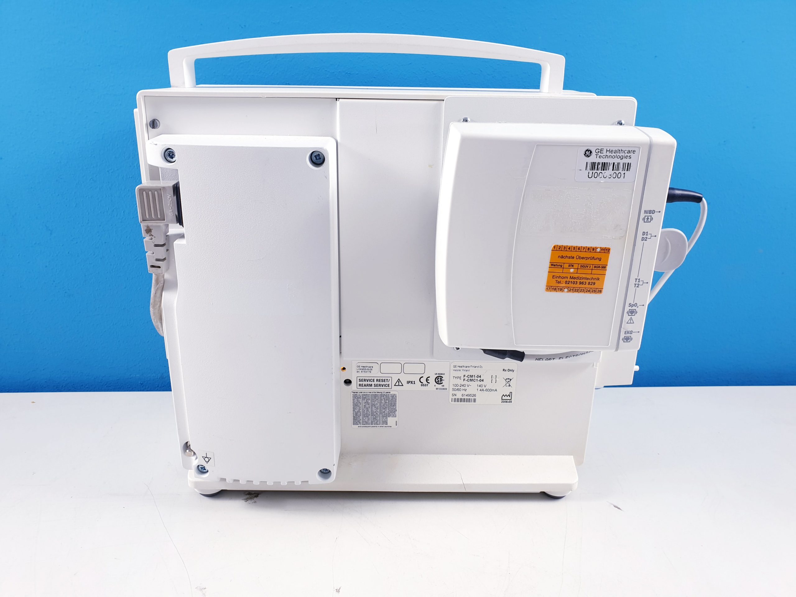 Datex S/5 F-CM1-04 Aneasthesia Monitor With E-CAiOV , E-NMT ; E-INTPSM and E-PRESTN thumbnail 5