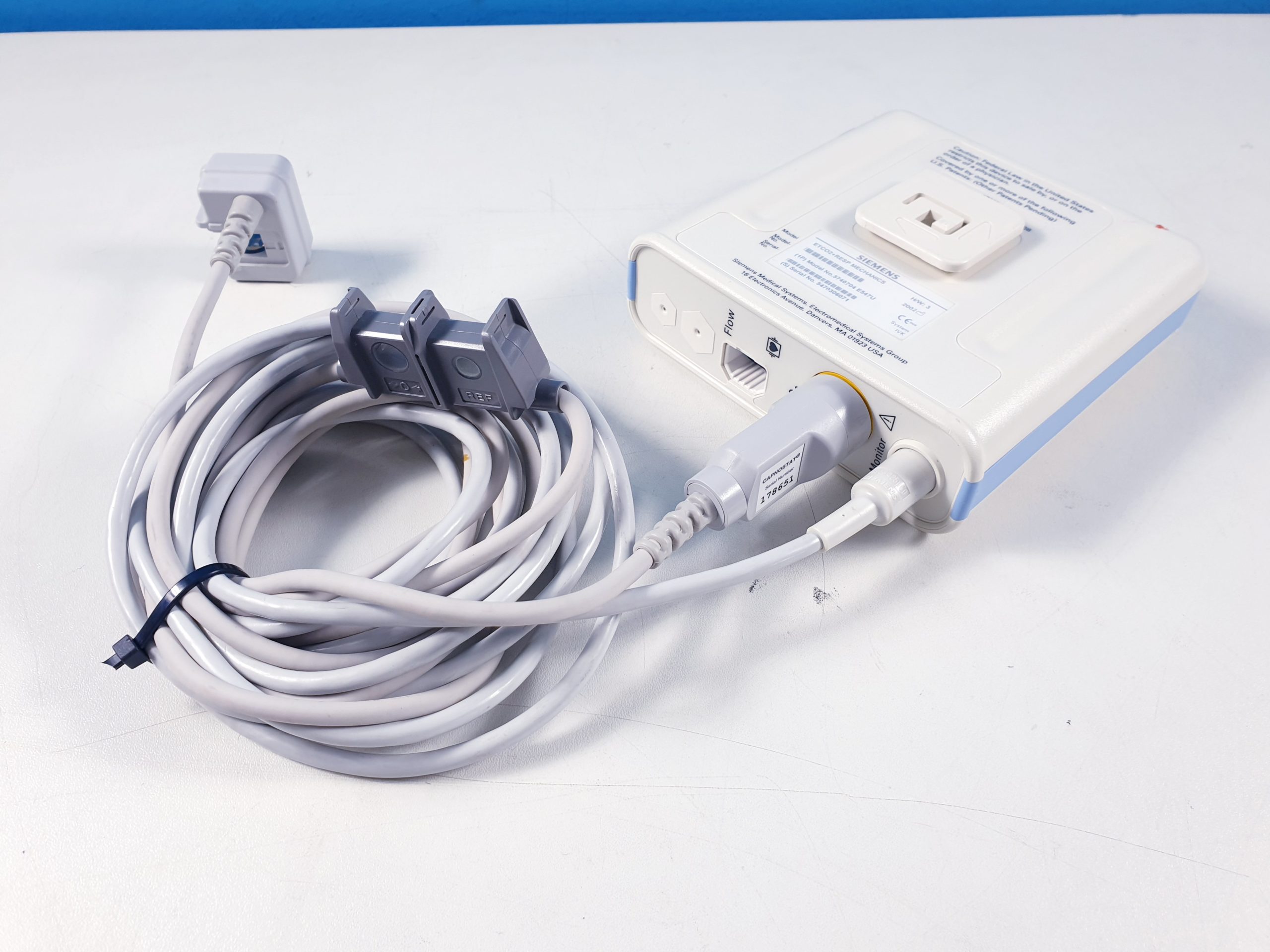 SIEMENS 5740704 E547U ETCO2 + RESP MECHANICS + CAPNOSTAT 178651 — image 1 of 5