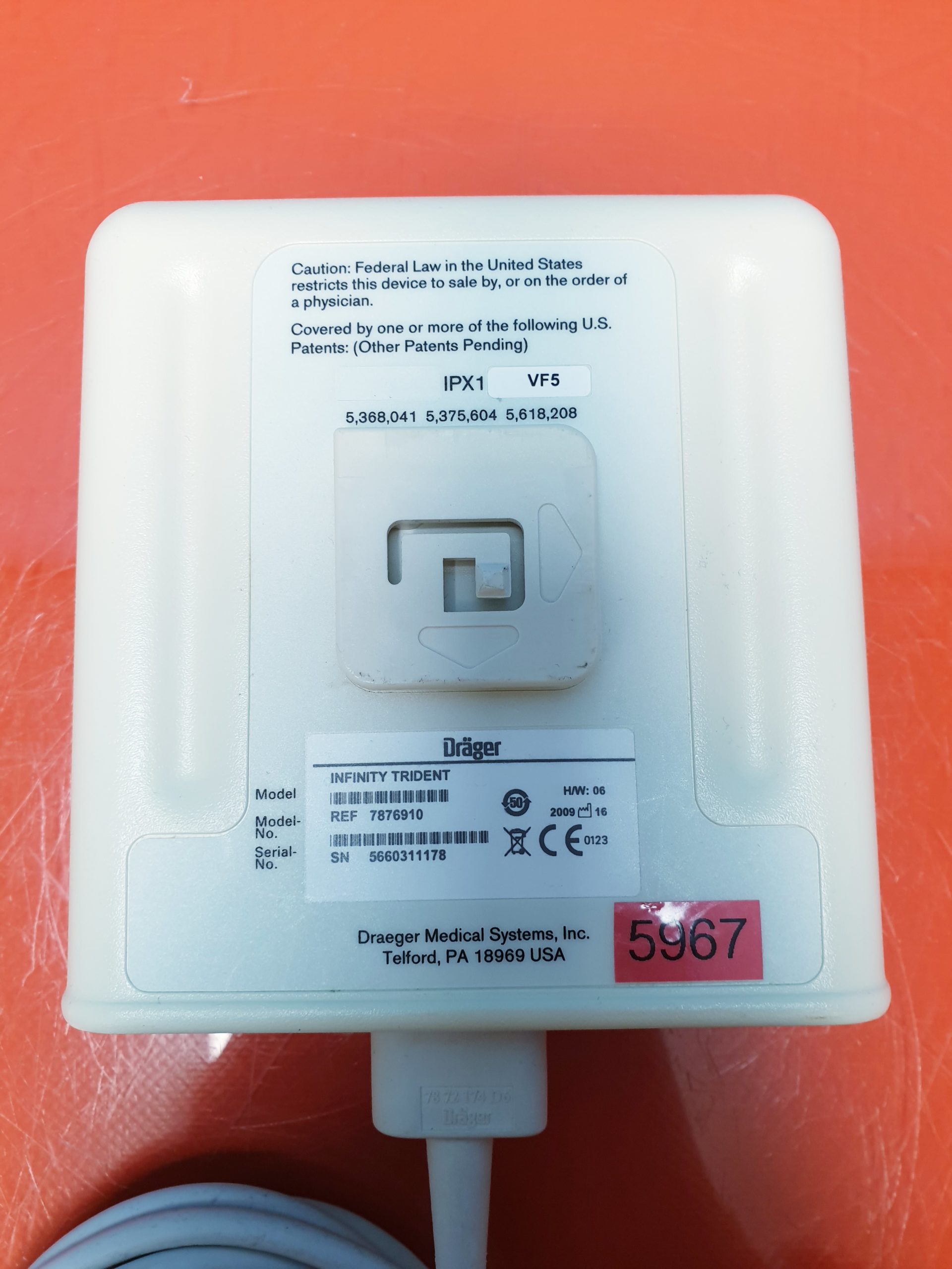 Draeger // Dräger Infinity Trident 7876910 NMT Smart Pod Module Multiparameter Monitor thumbnail 4