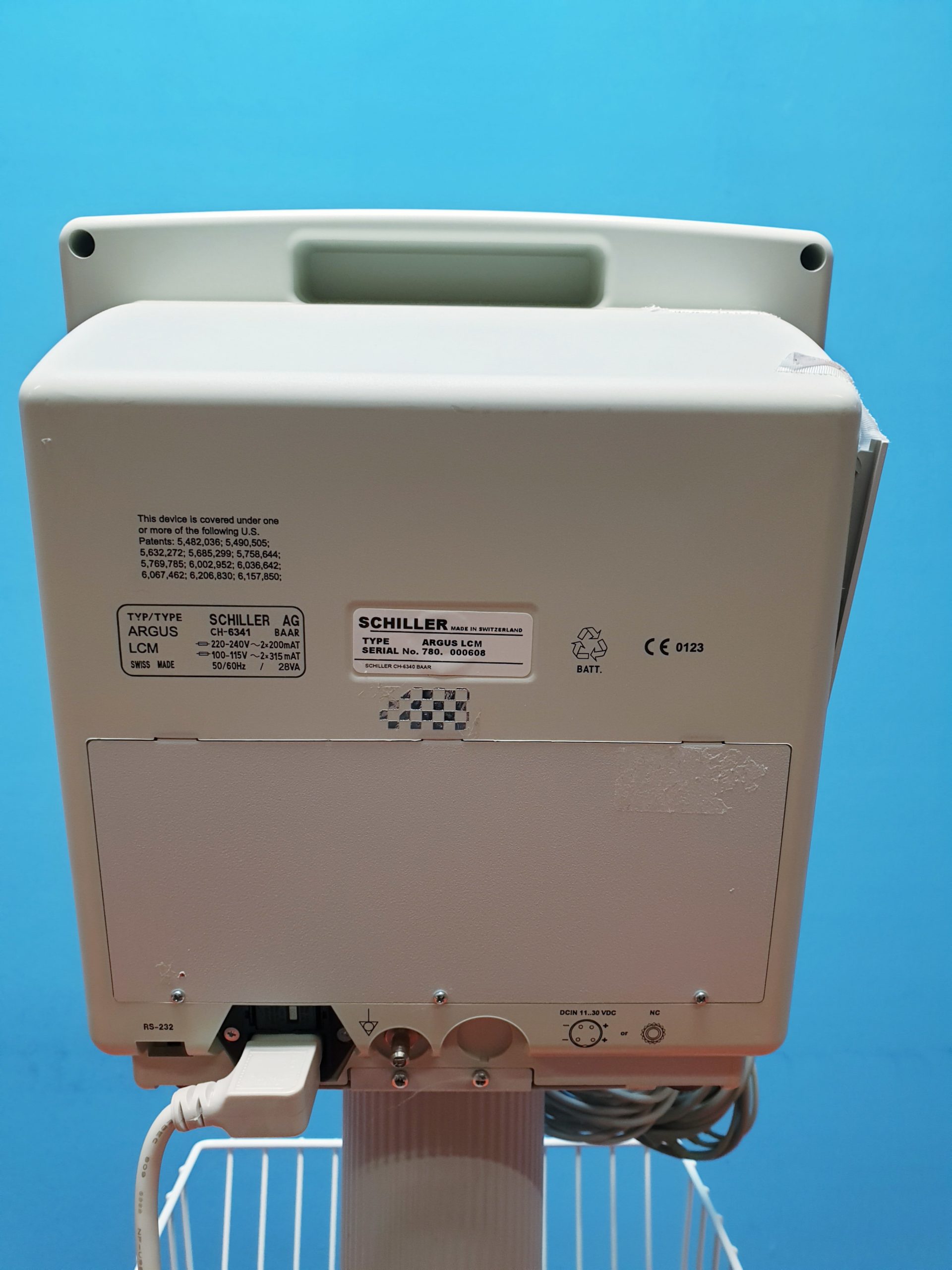 Schiller Argus LCM plus Überwachungsmonitor // Patientenmonitor fahrbar thumbnail 6